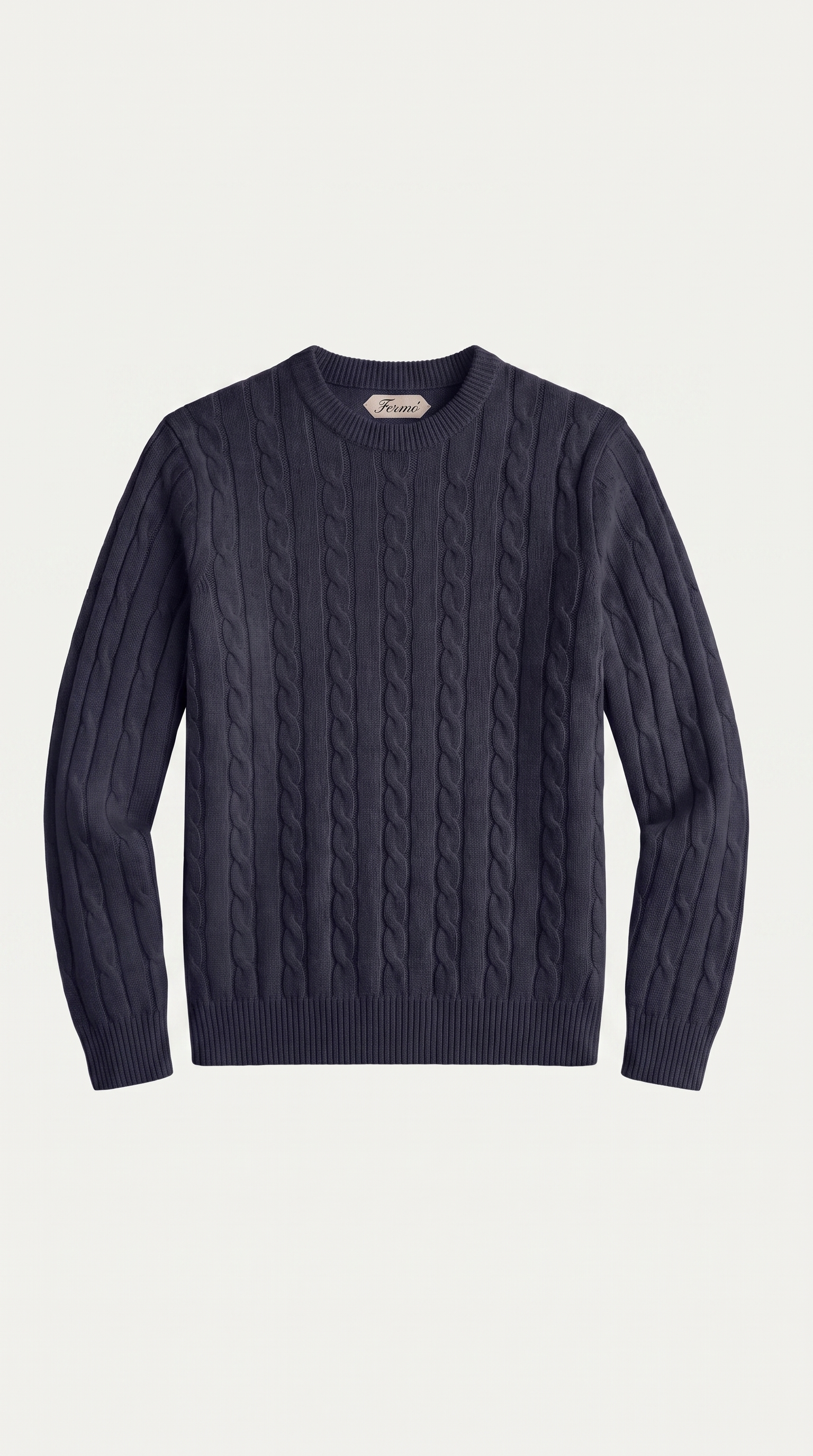 Como Cashmere Crewneck Navy