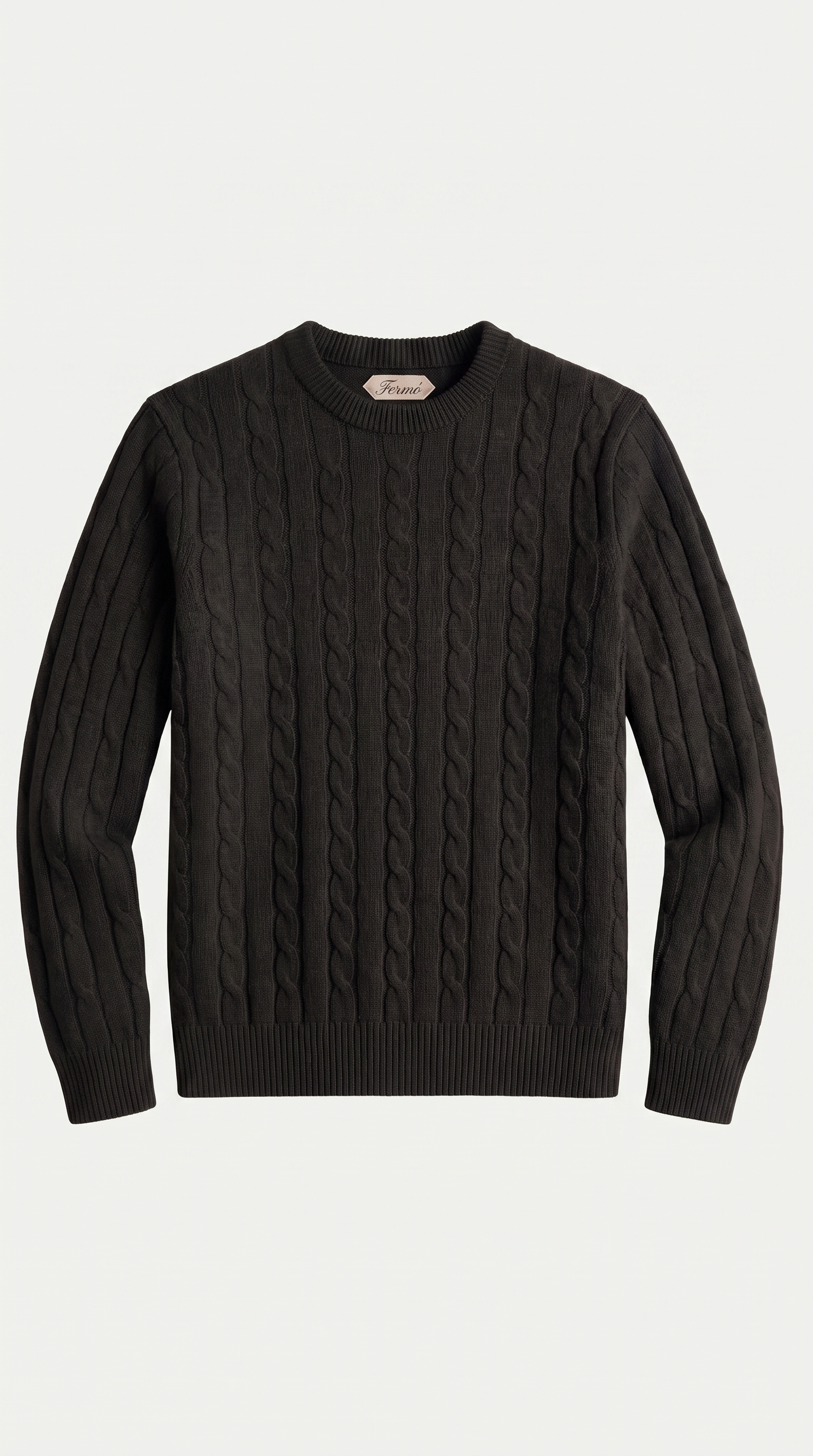 Como Cashmere Crewneck Black