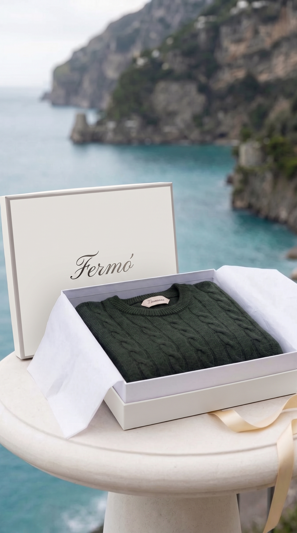 Como Cashmere Crewneck Black