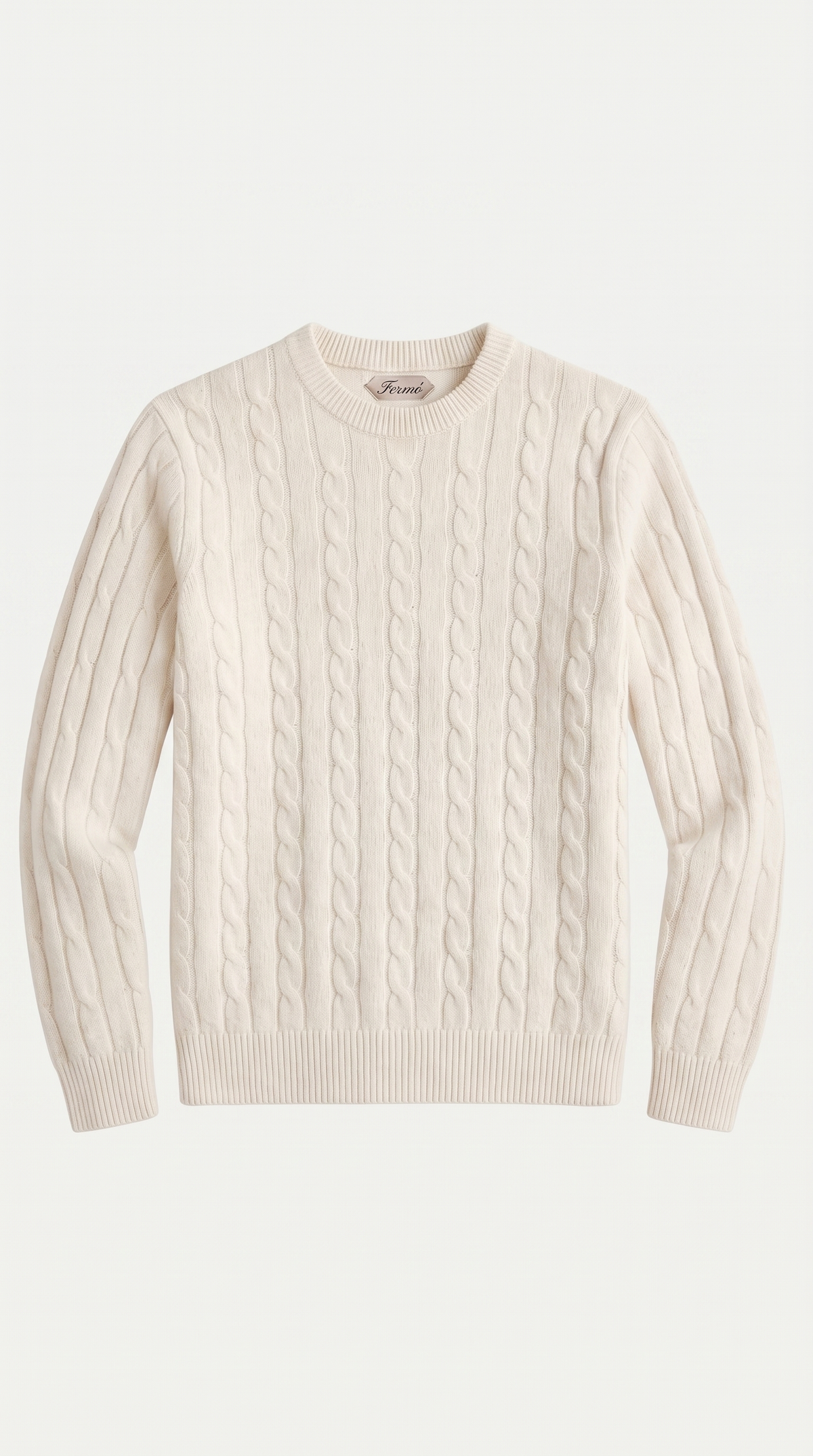 Como Cashmere Crewneck Beige