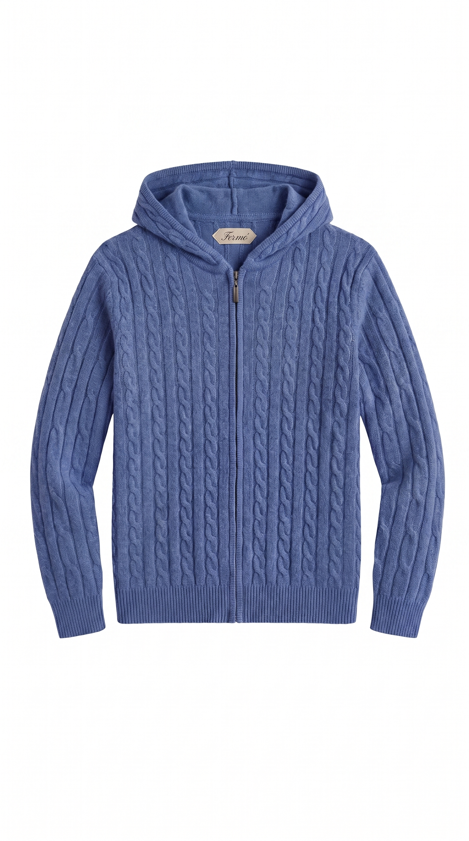 Como Cashmere Hoodie Blue