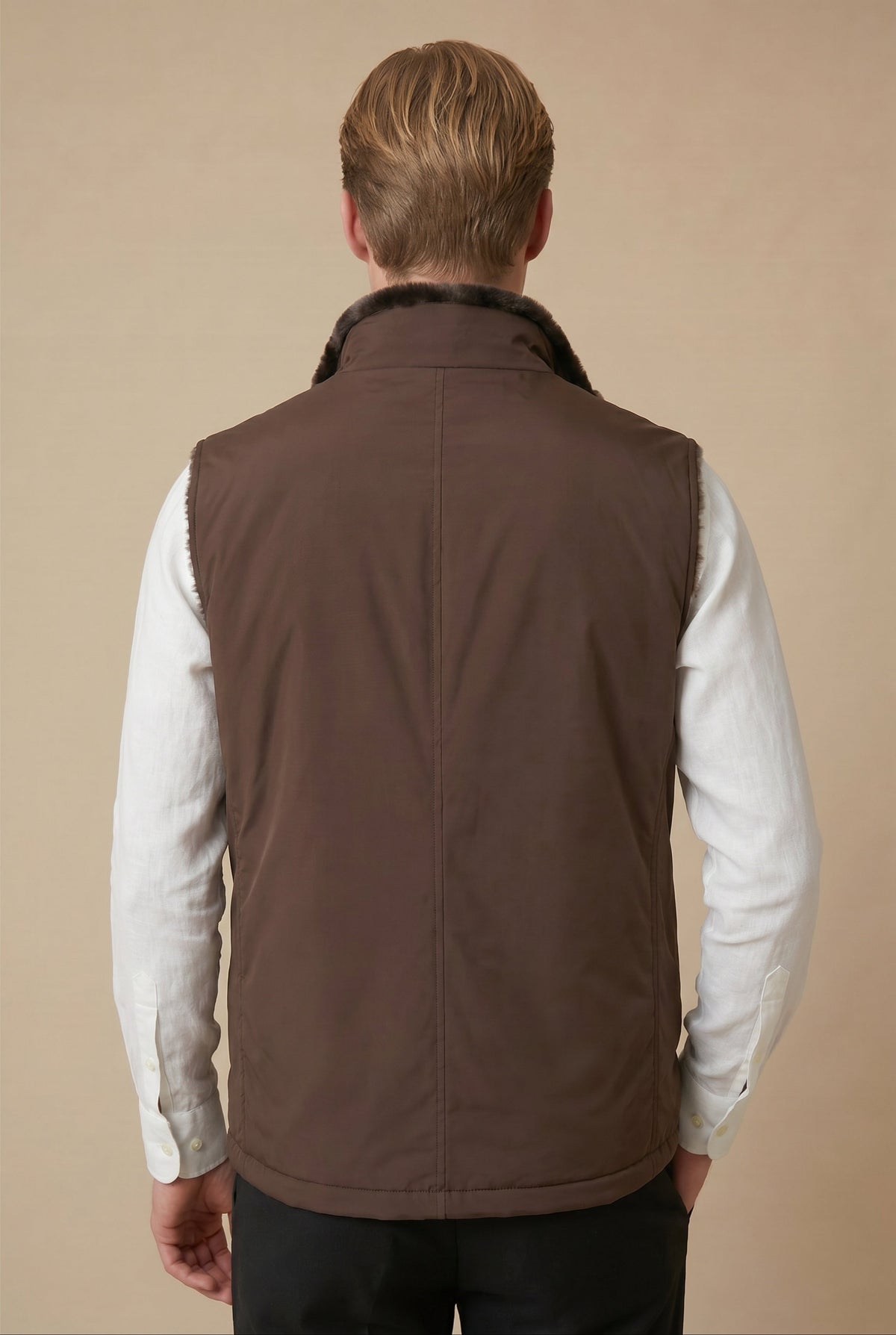 Ziamore Fur Bodywarmer Chocolate