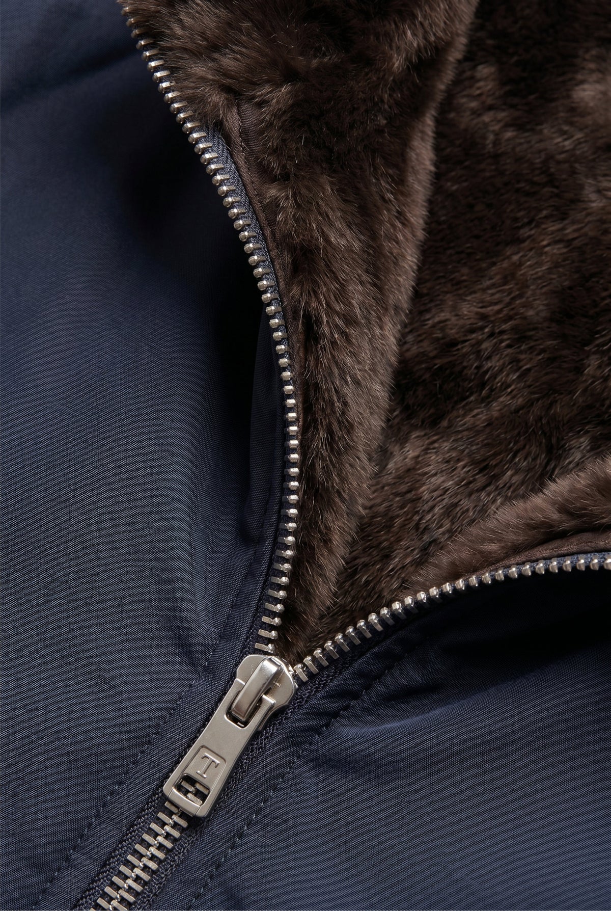 Ziamore Fur Bodywarmer Navy