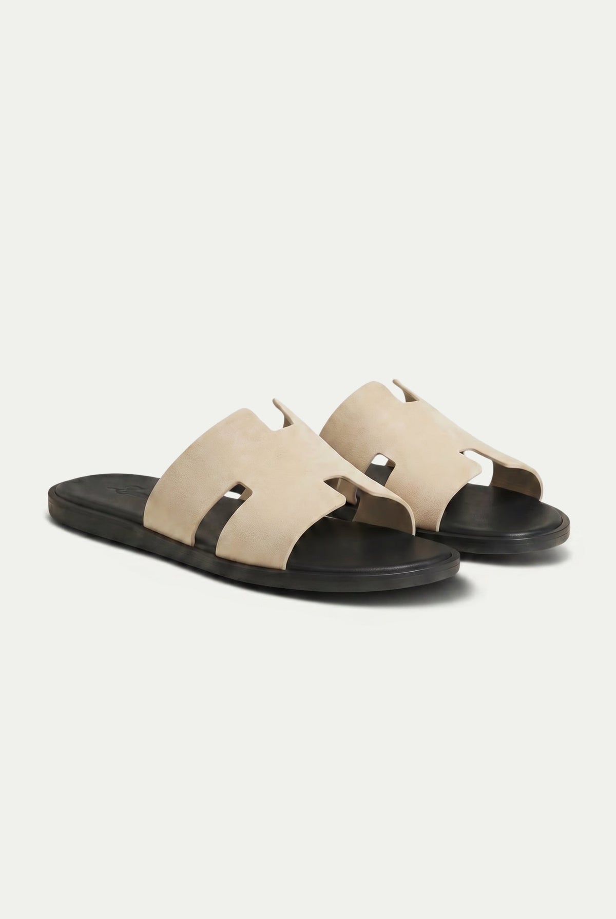 Capri Suède Slide Cream