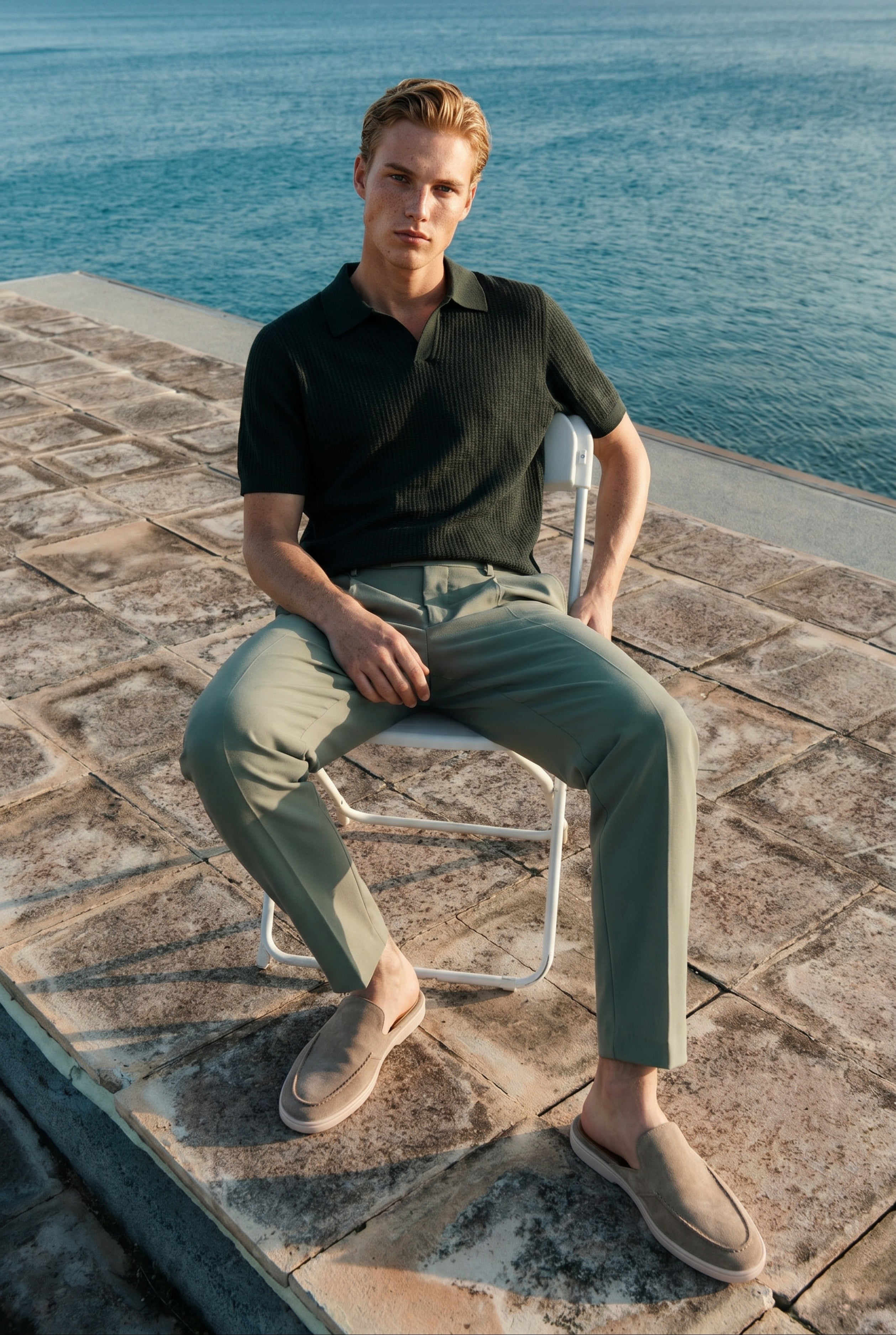 Portofino Classic Trouser Sage