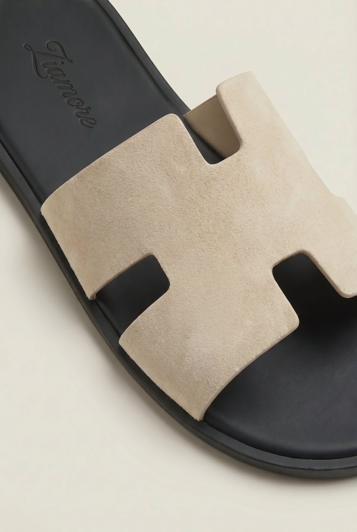 Capri Suède Slide Cream