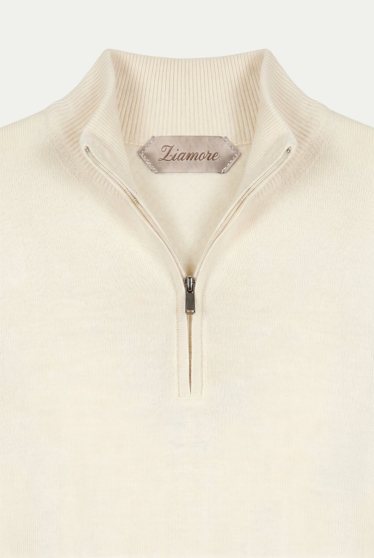 Merino Quarter Zip Cream