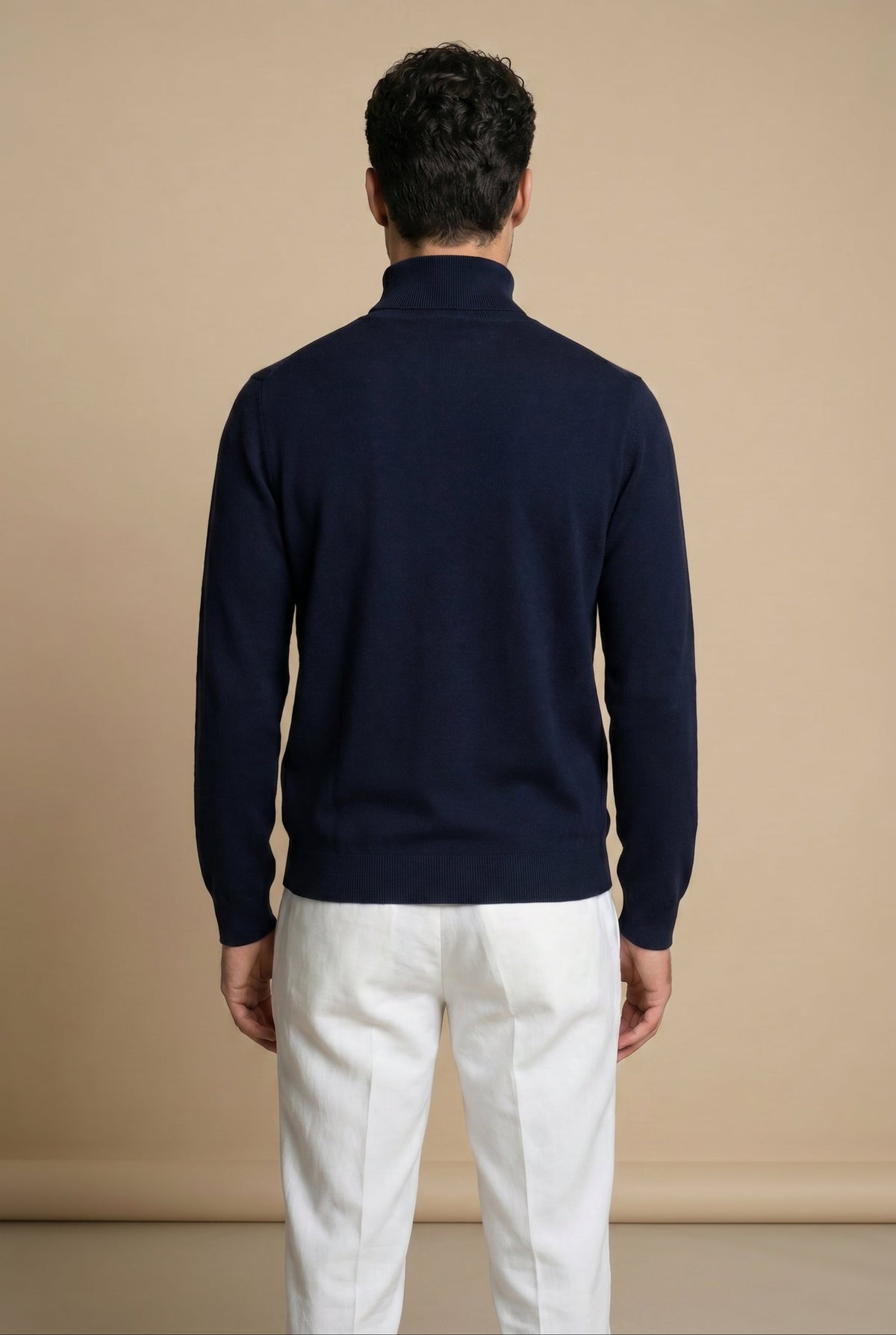 Amalfi Extrafine Rollneck Navy