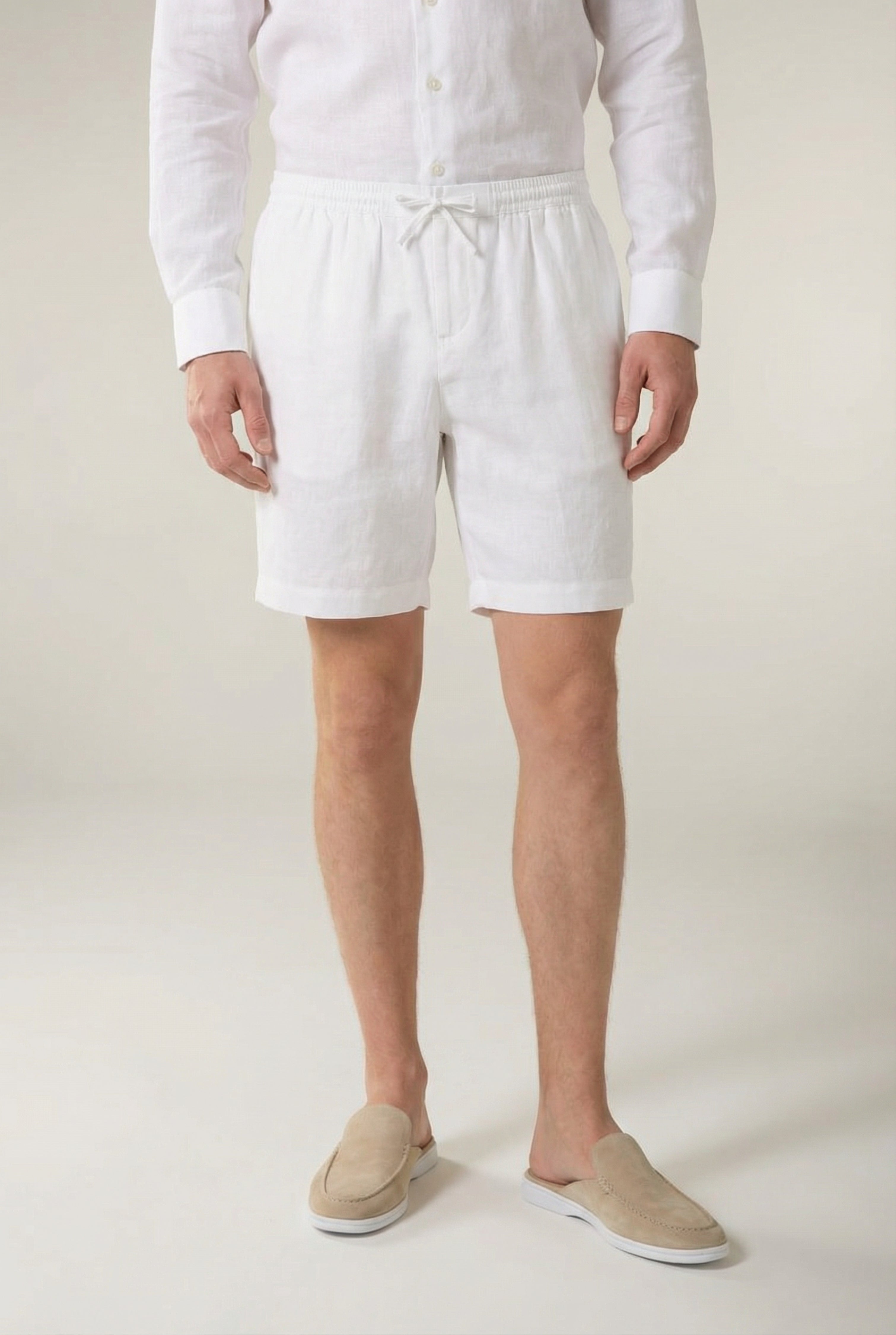 Amalfi Linen Short White