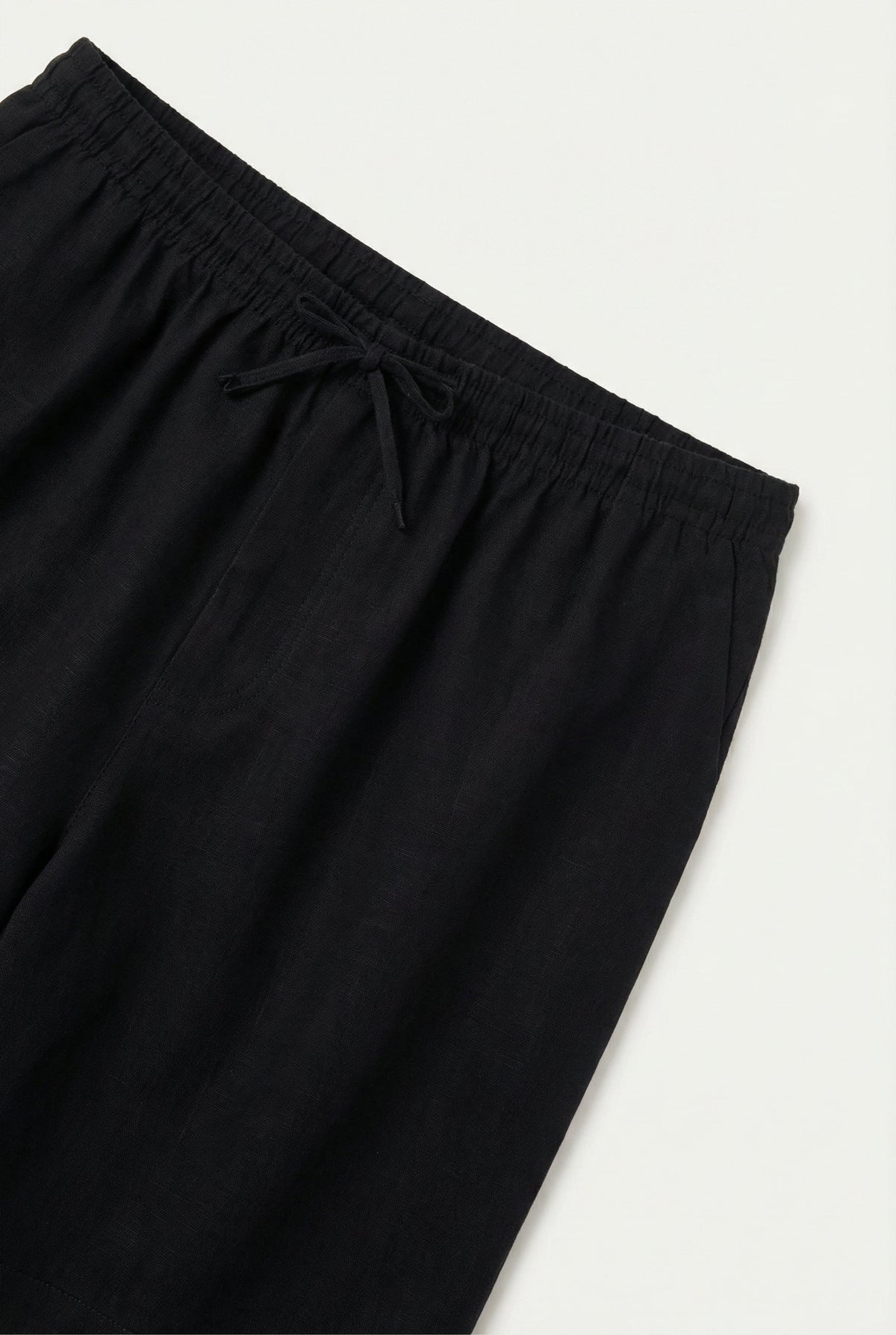 Amalfi Linen Short Black