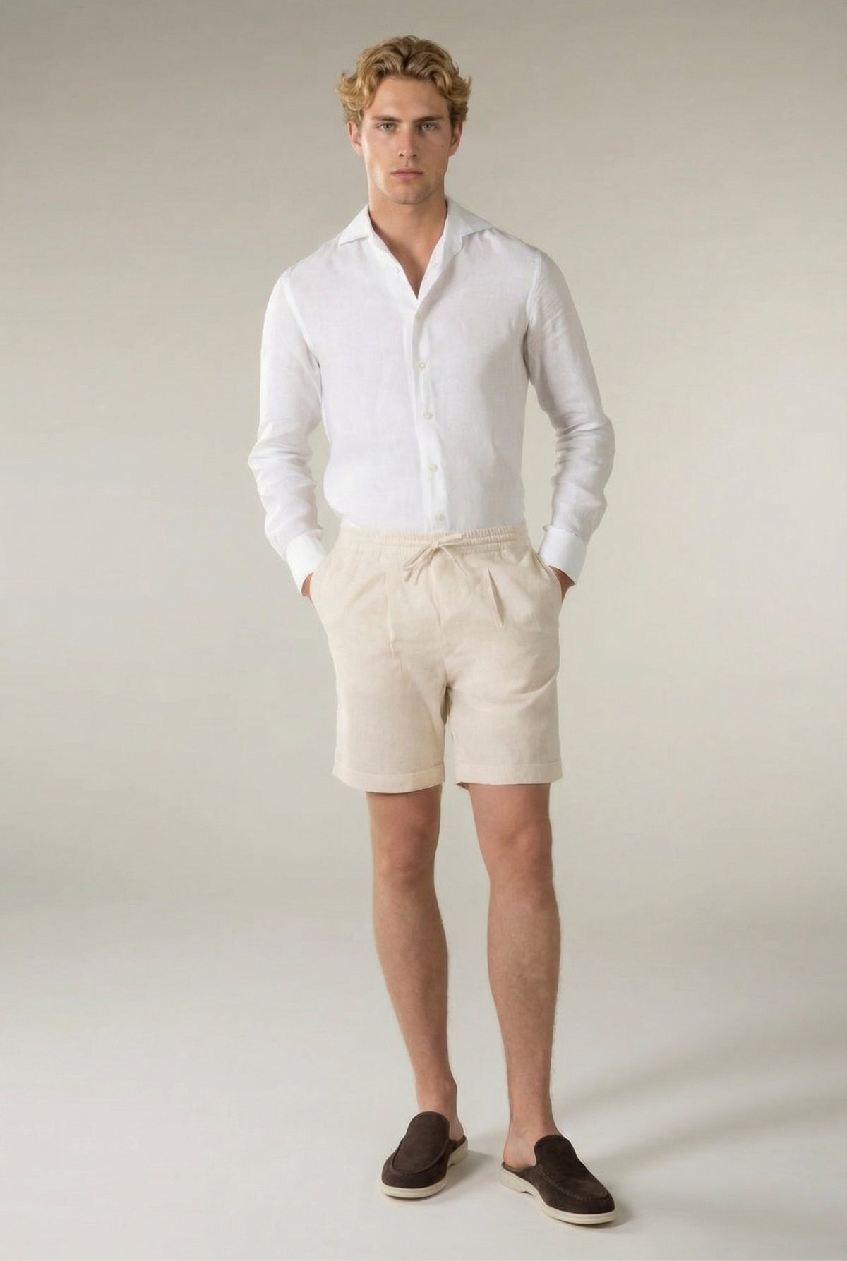 Amalfi Linen Short Natural