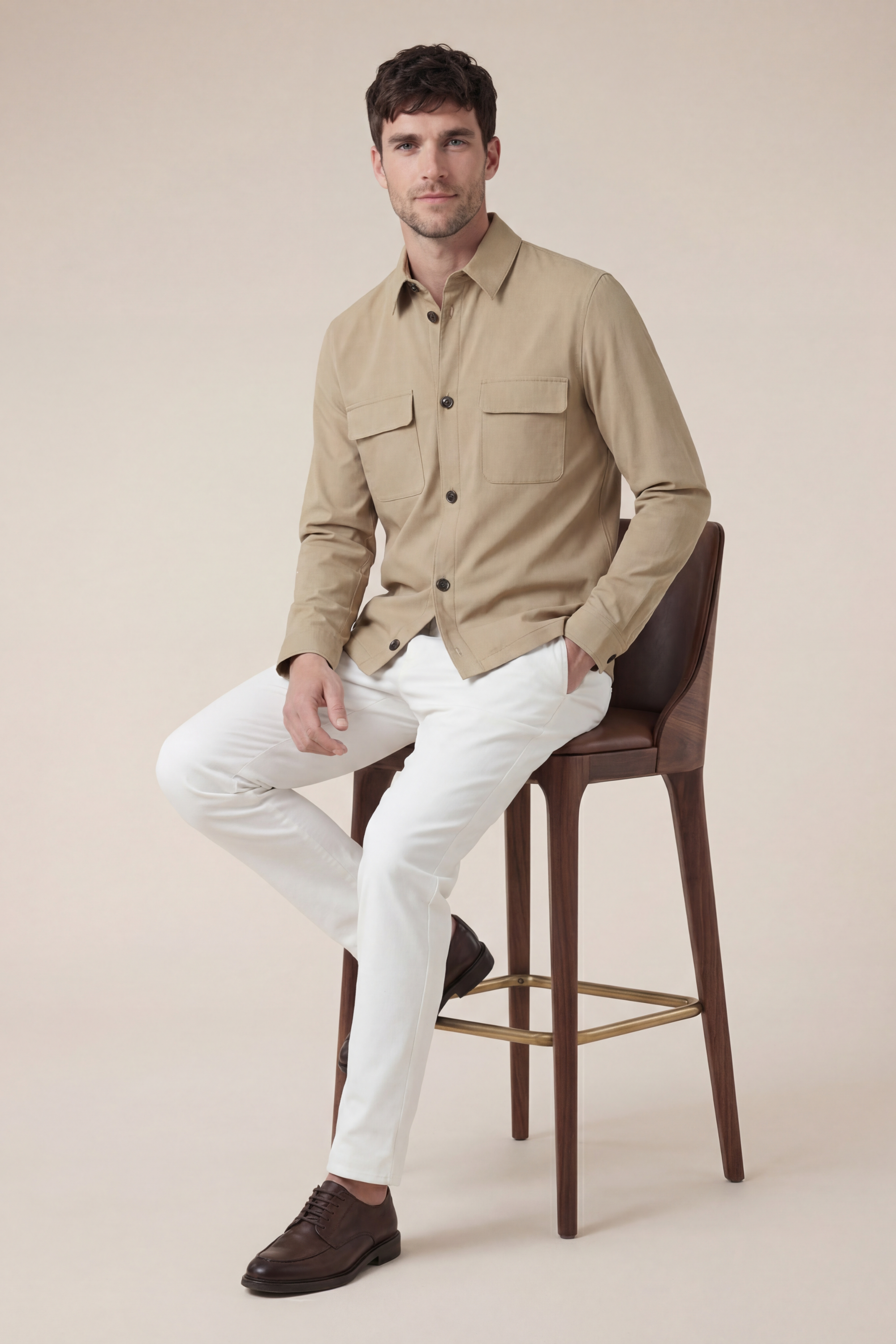 Riviera Field Jacket Beige