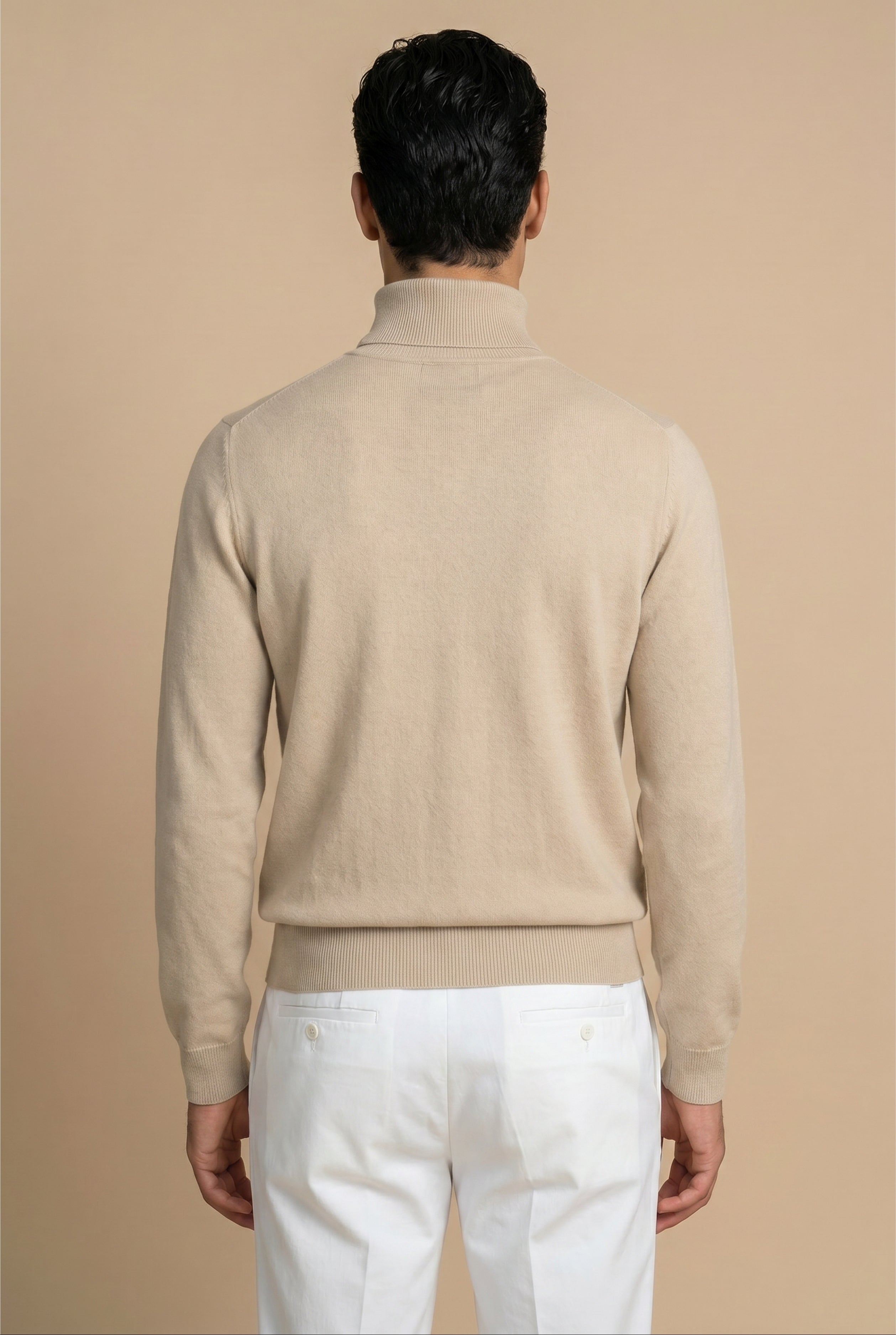 Amalfi Extrafine Rollneck Sand
