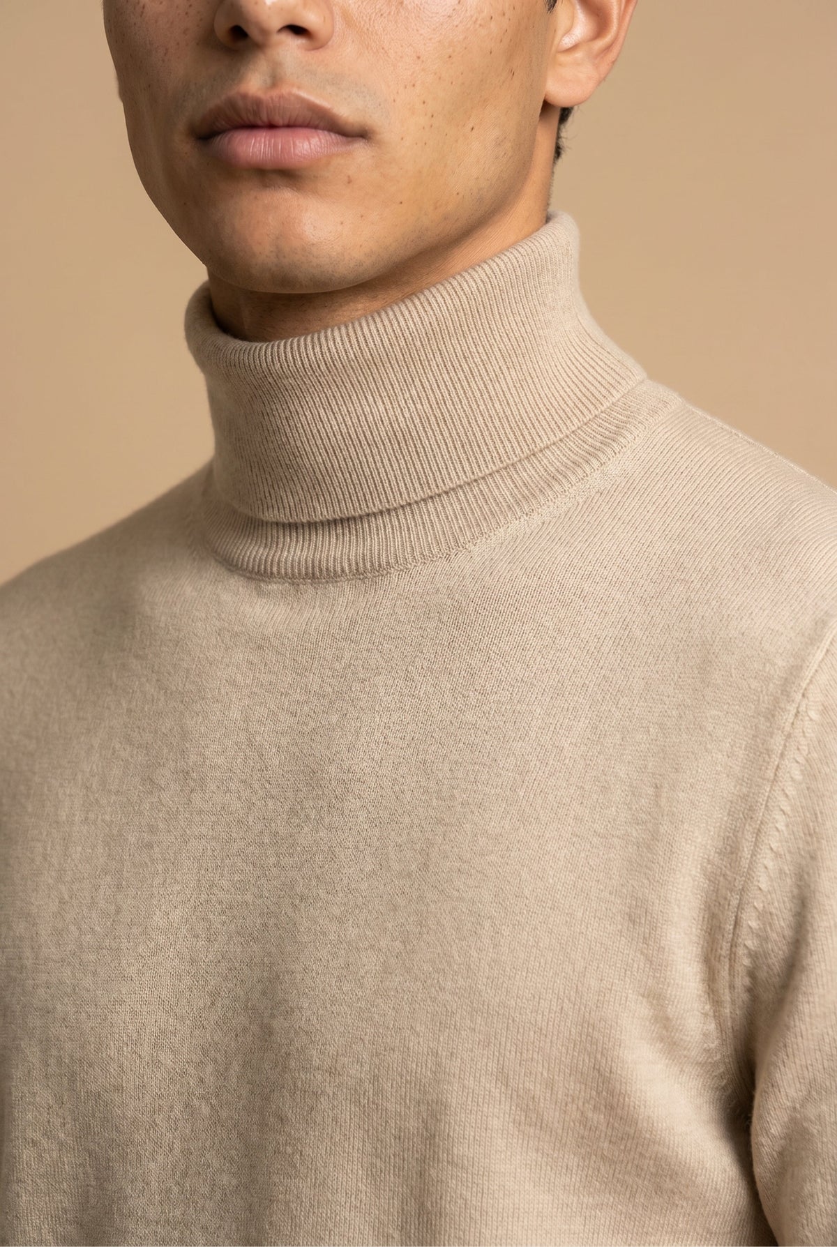 Amalfi Extrafine Rollneck Sand