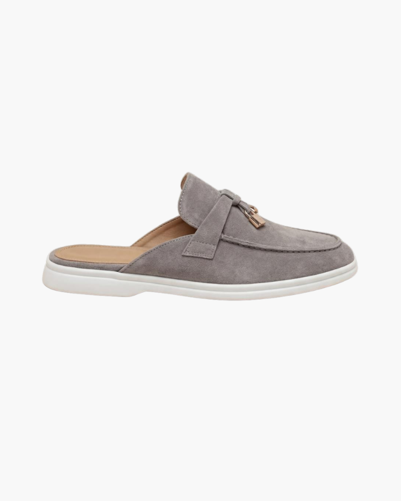 Light Grey Mediterranean Mule