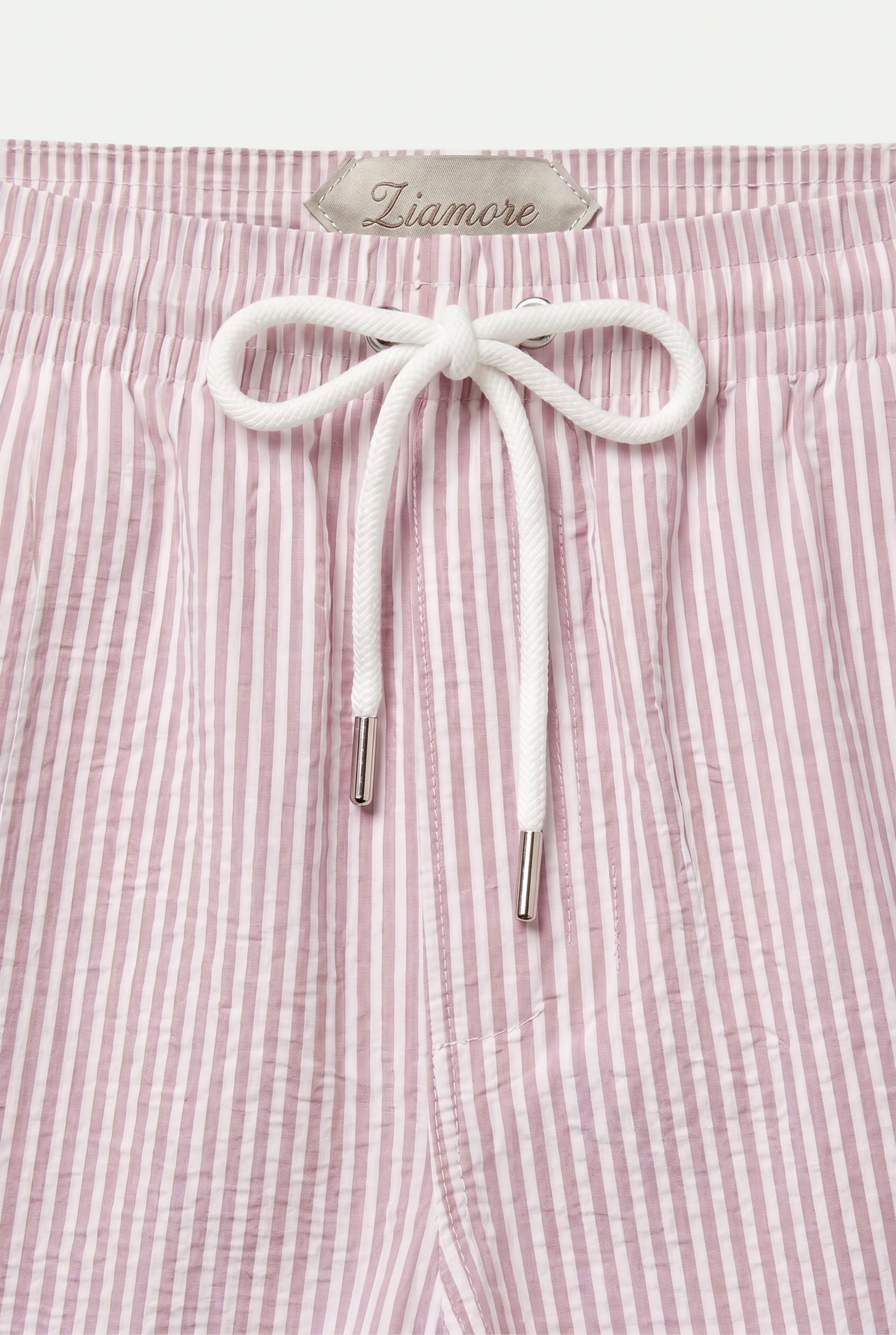 Amalfi Swim Short Pink/White Stripe