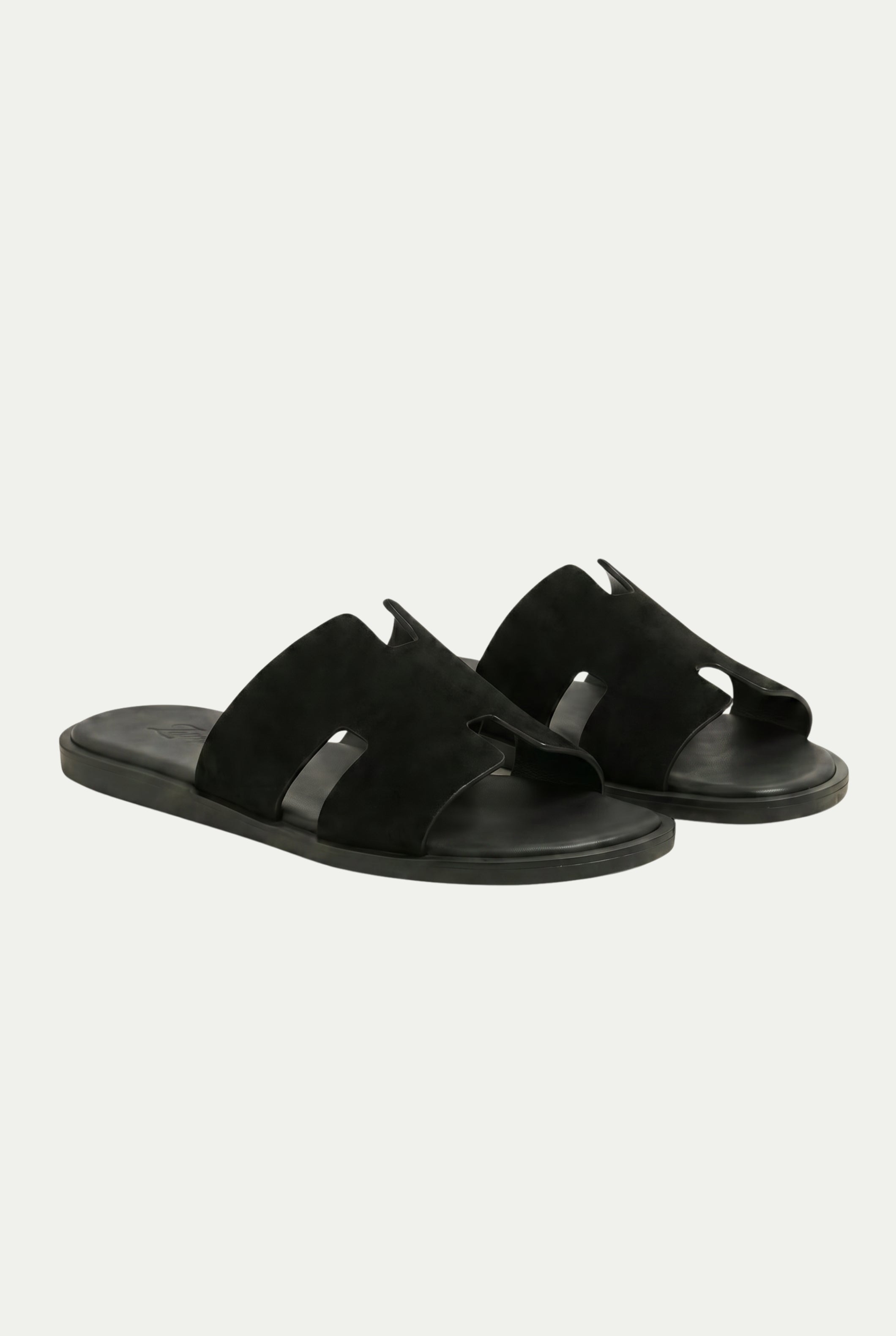 Capri Suède Slide Black