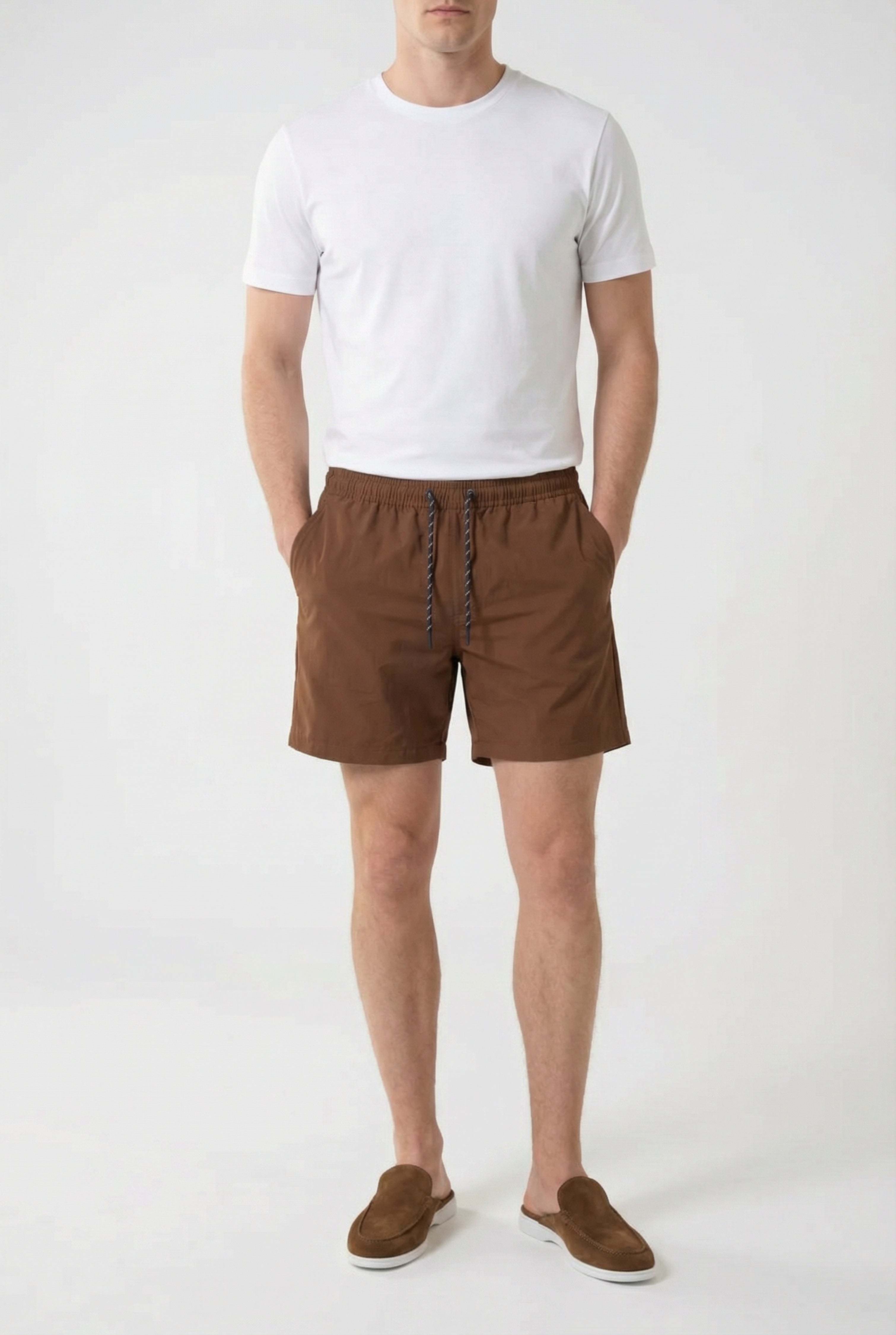 Portofino Nylon Swim Short Terracotta