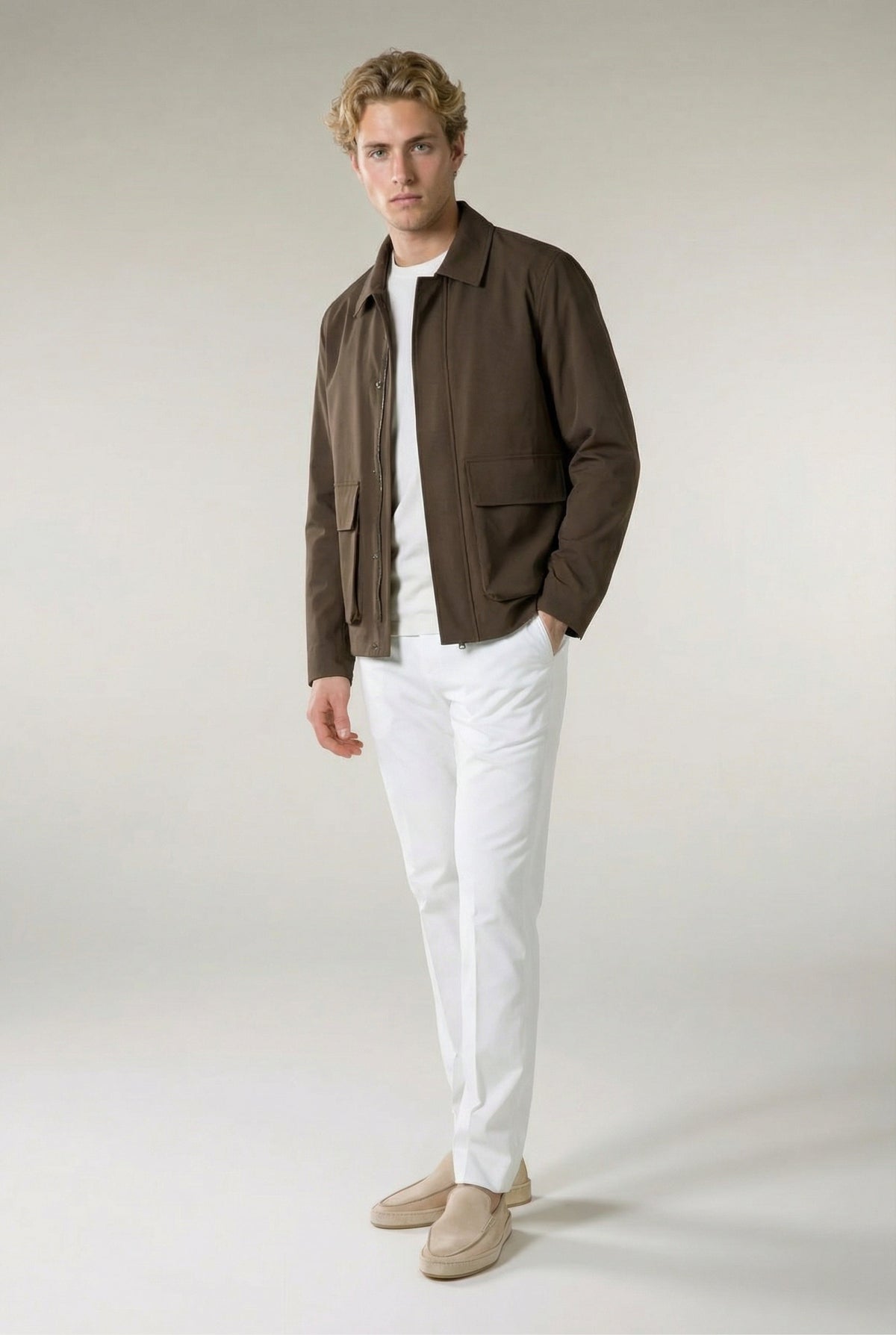 Como Field Jacket Brown