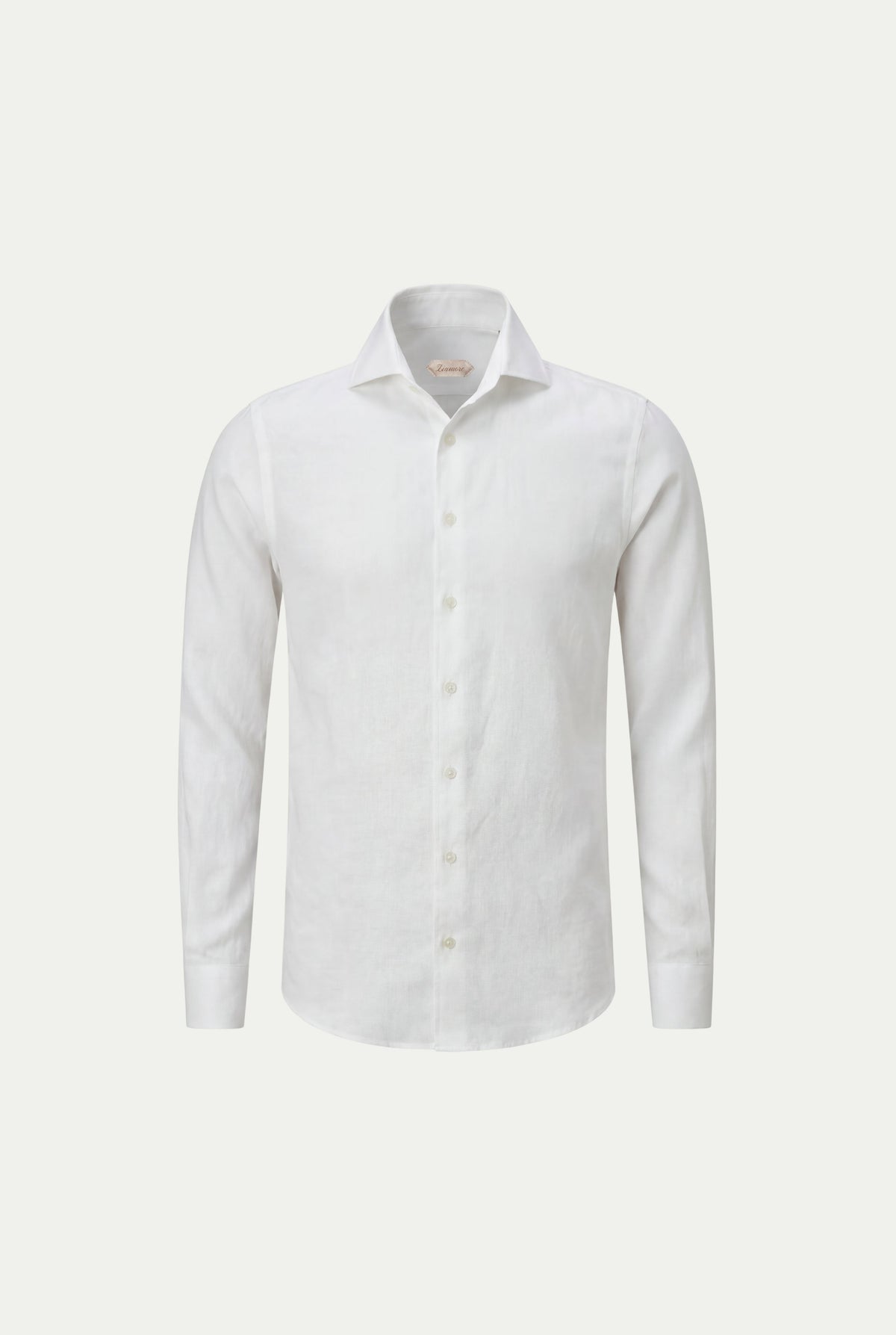 Amalfi Long Sleeve Linen Shirt White