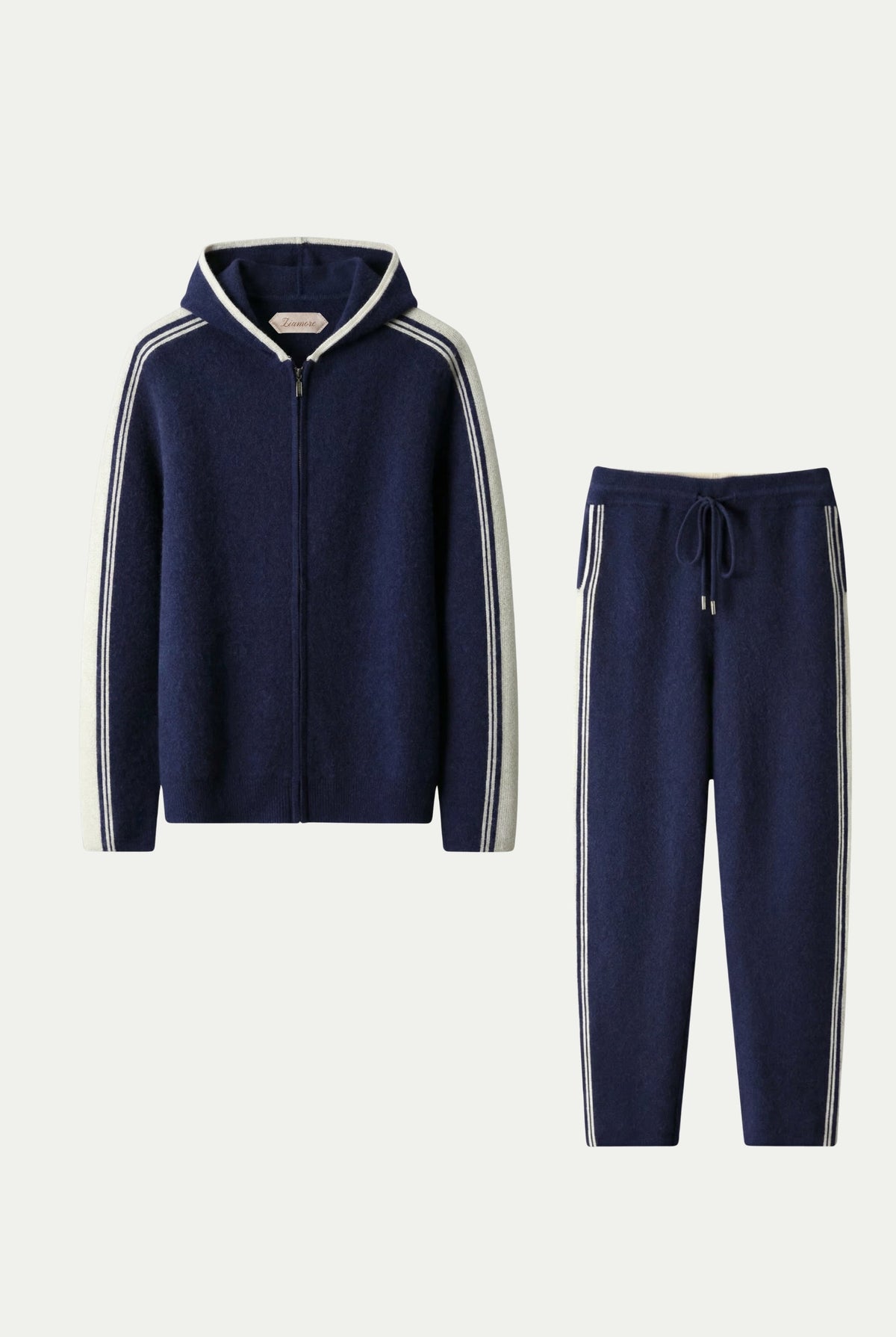 Capri Cashmere Set Navy