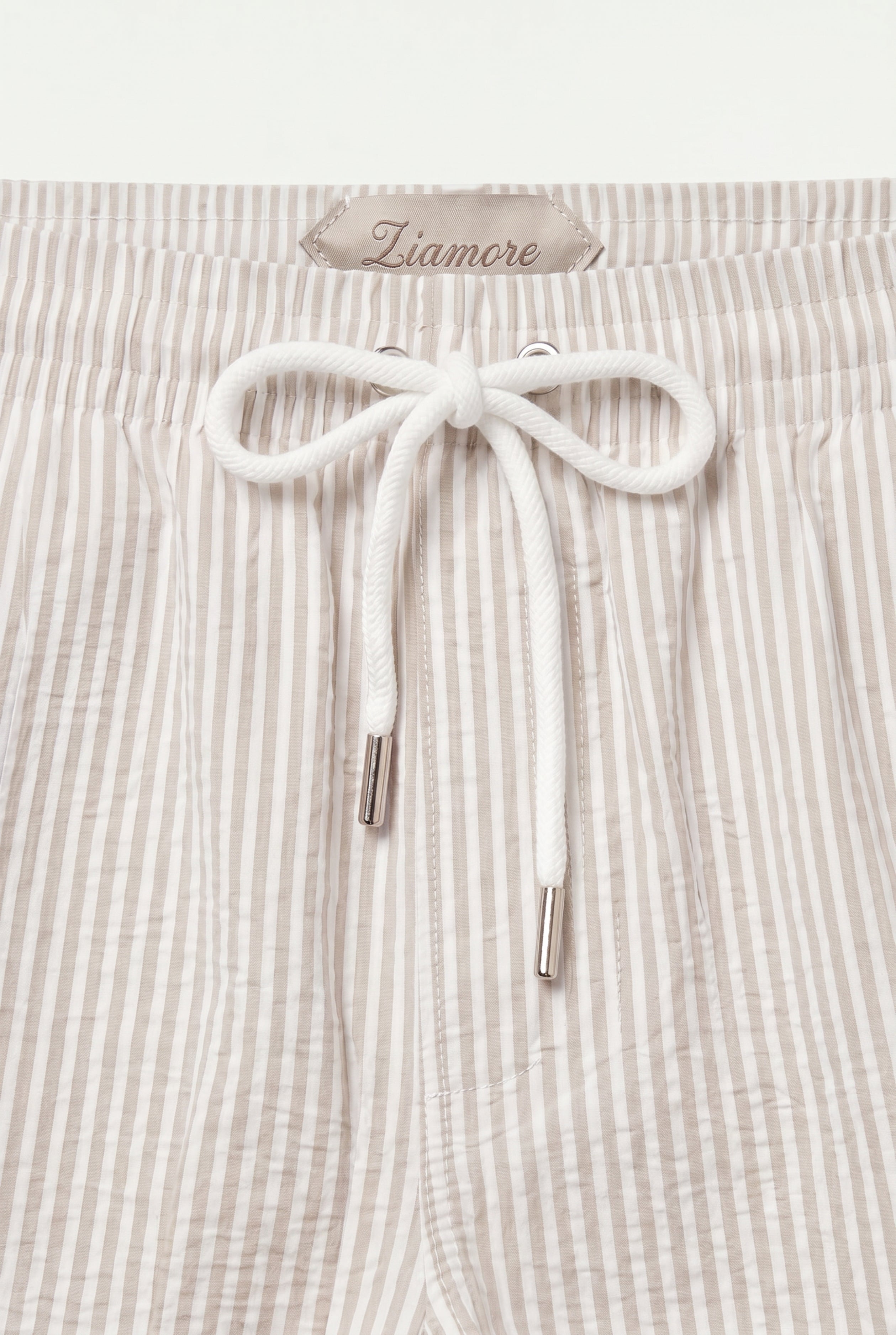 Amalfi Swim Short Sand/White Stripe