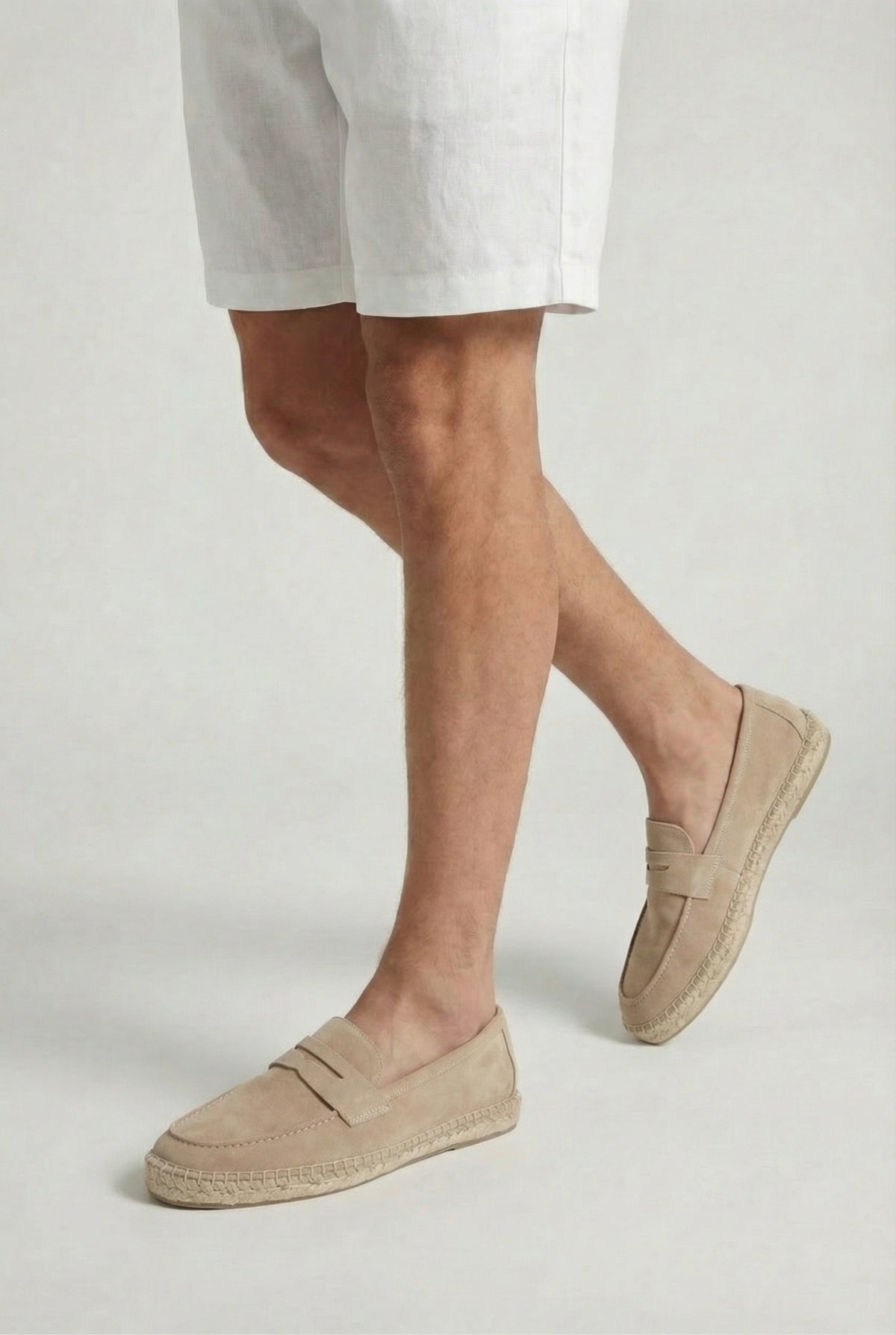 Capri Suede Loafer Beige