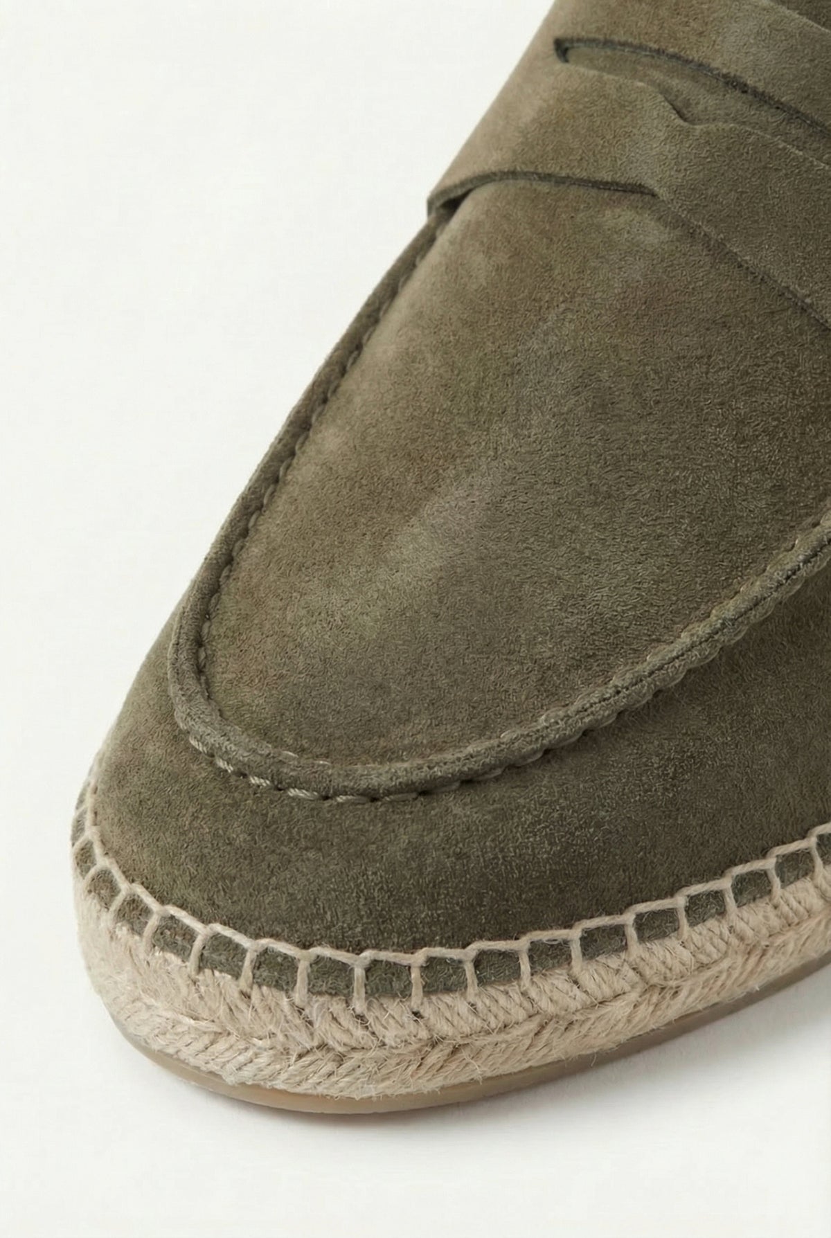 Capri Suede Loafer Olive