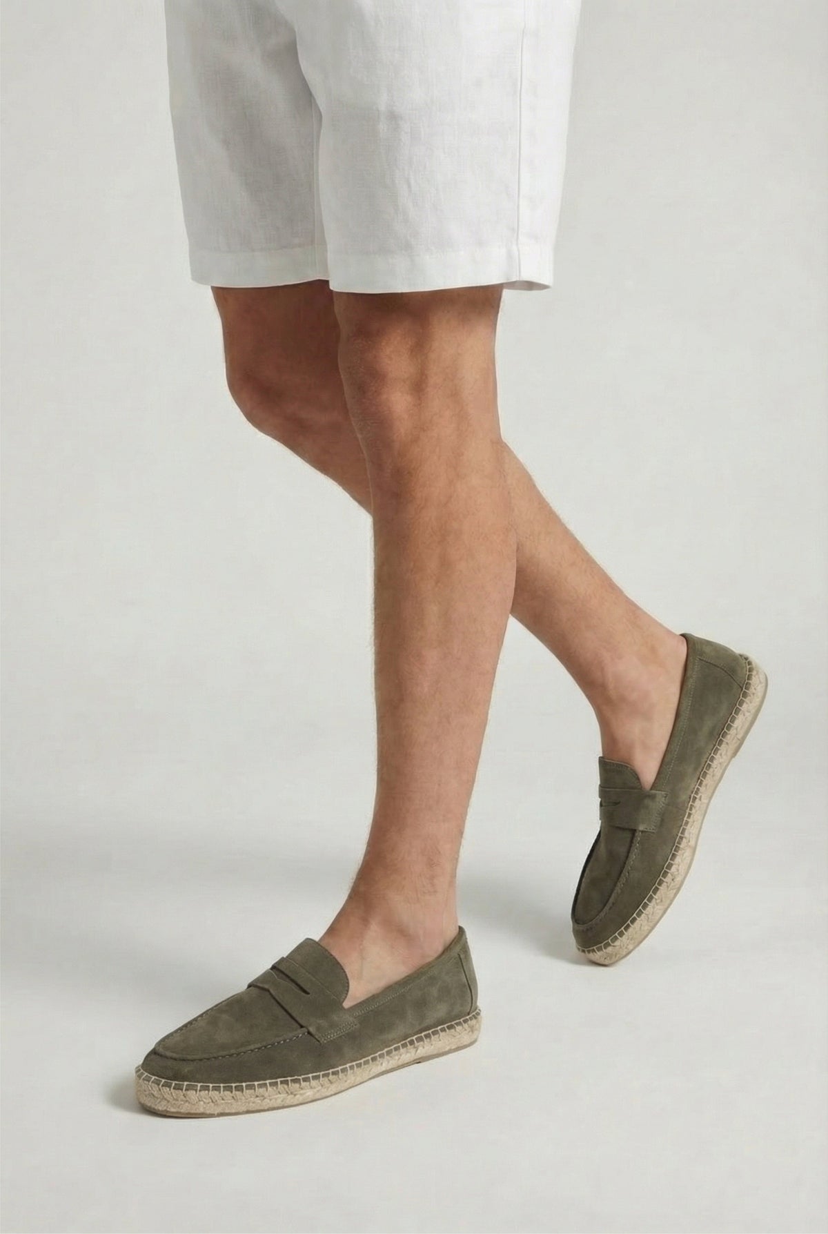 Capri Suede Loafer Olive