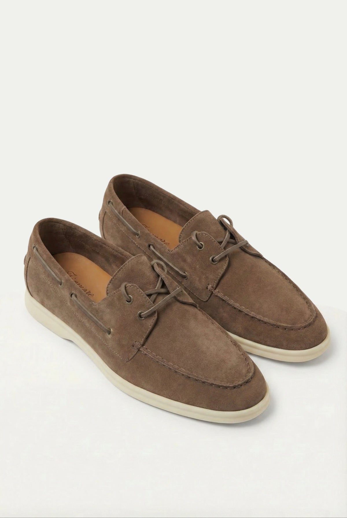 Yacht Walk Suede Loafer Taupe