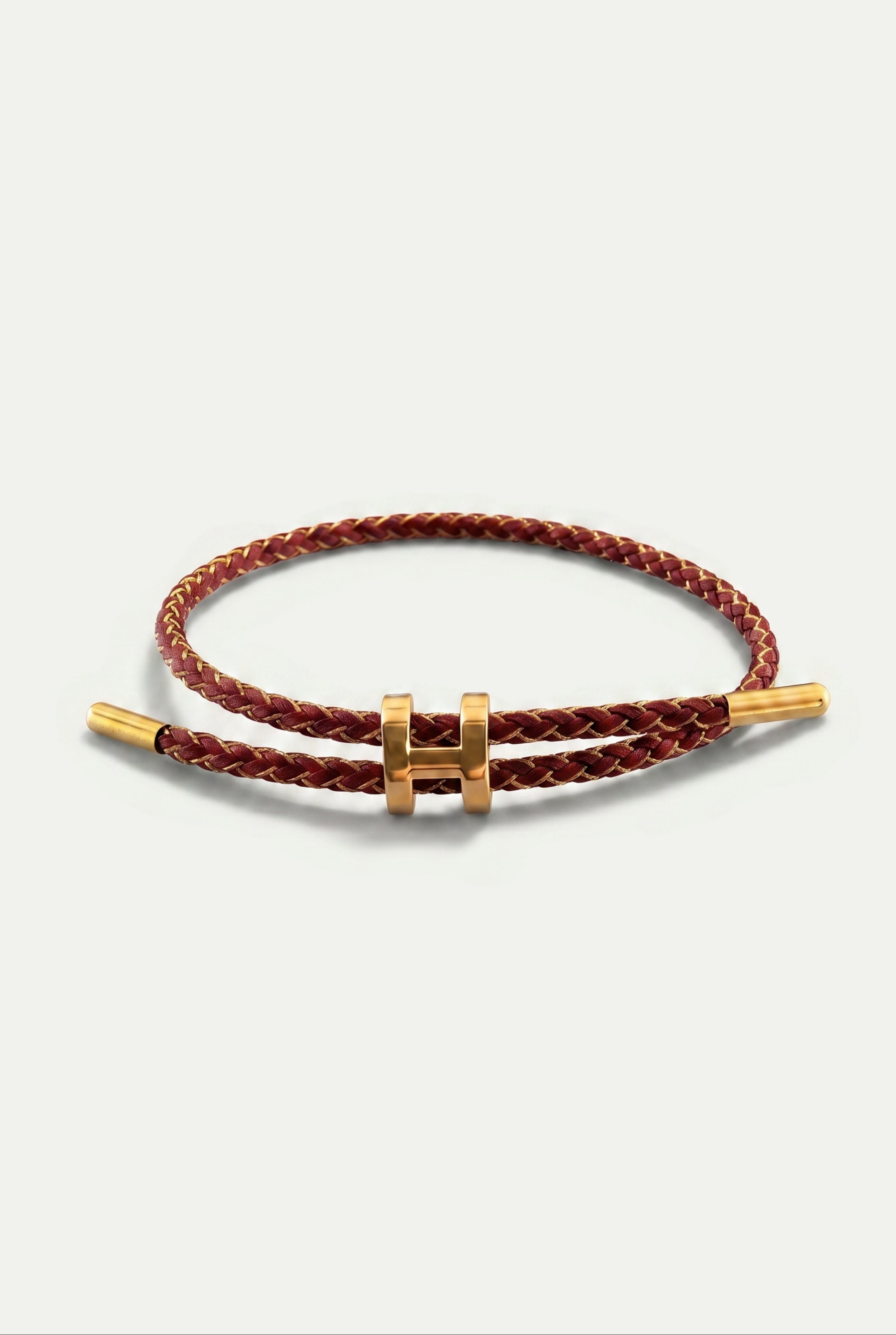 Ziamore Gold Bracelet Burgundy/Gold