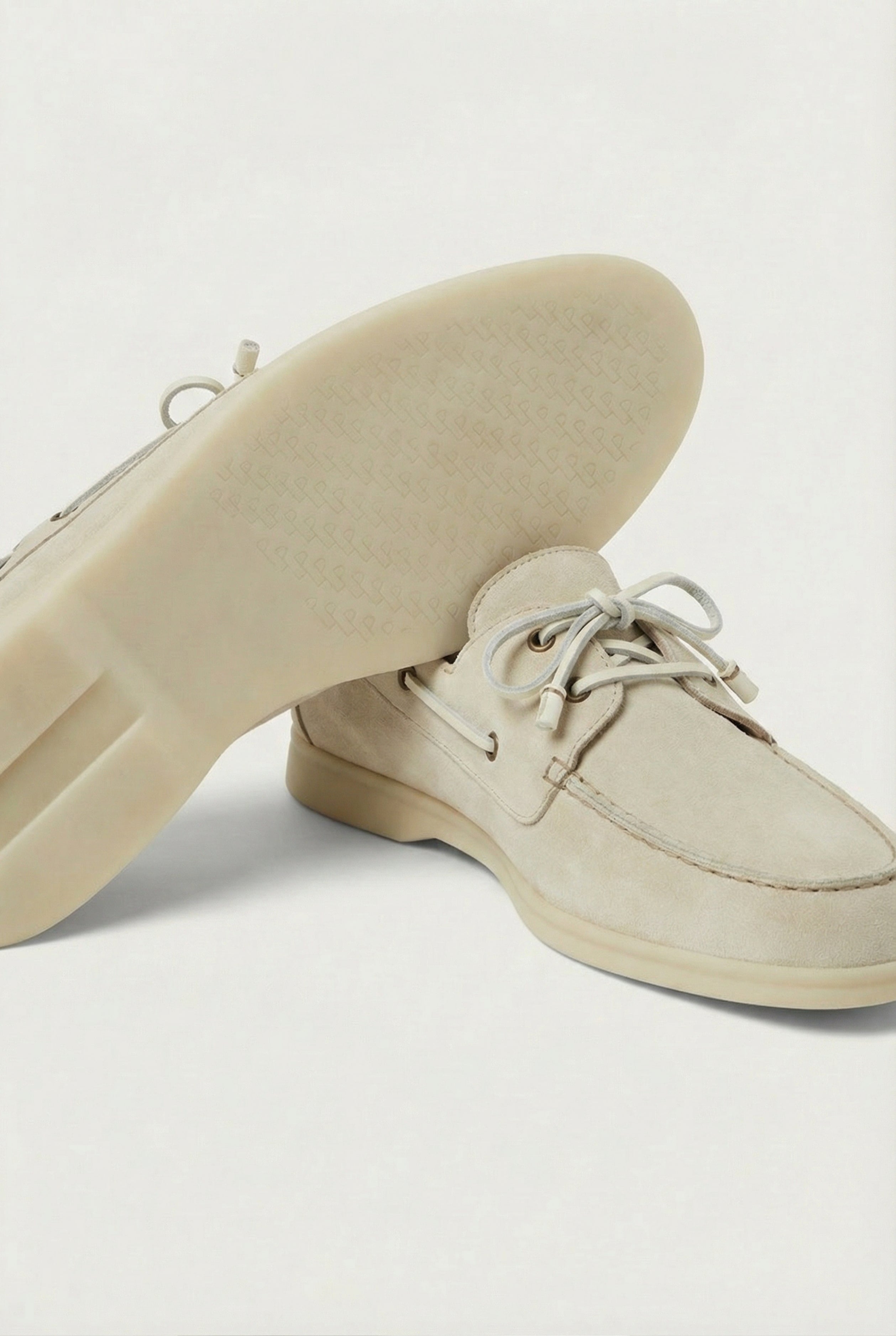 Yacht Walk Suede Loafer Cream
