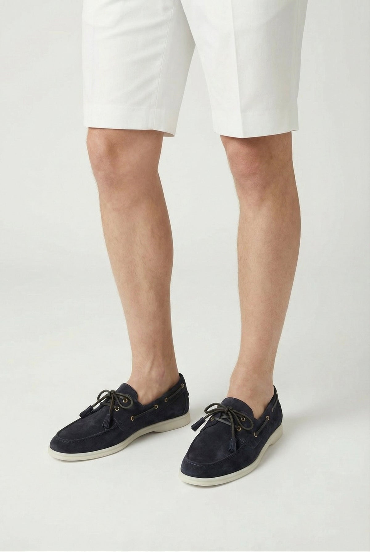 Yacht Walk Suede Loafer Navy