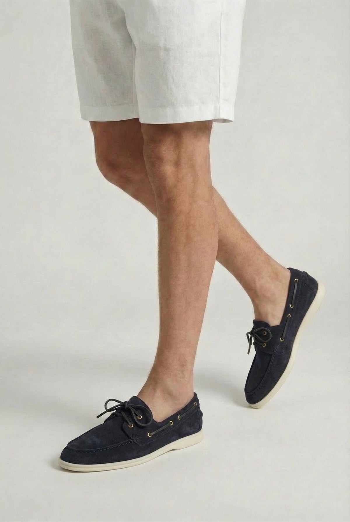 Yacht Walk Suede Loafer Navy