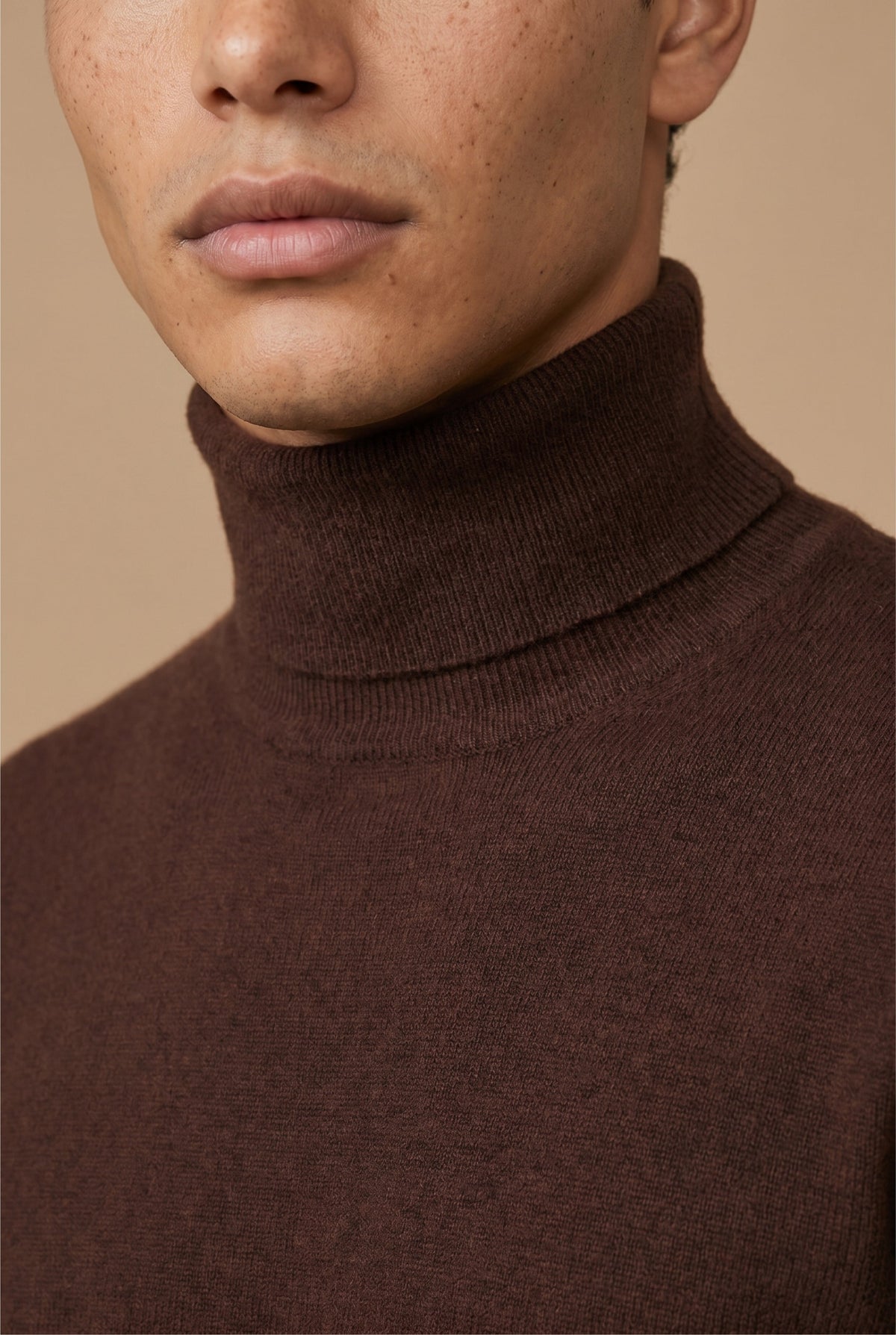 Amalfi Extrafine Rollneck Dark Brown