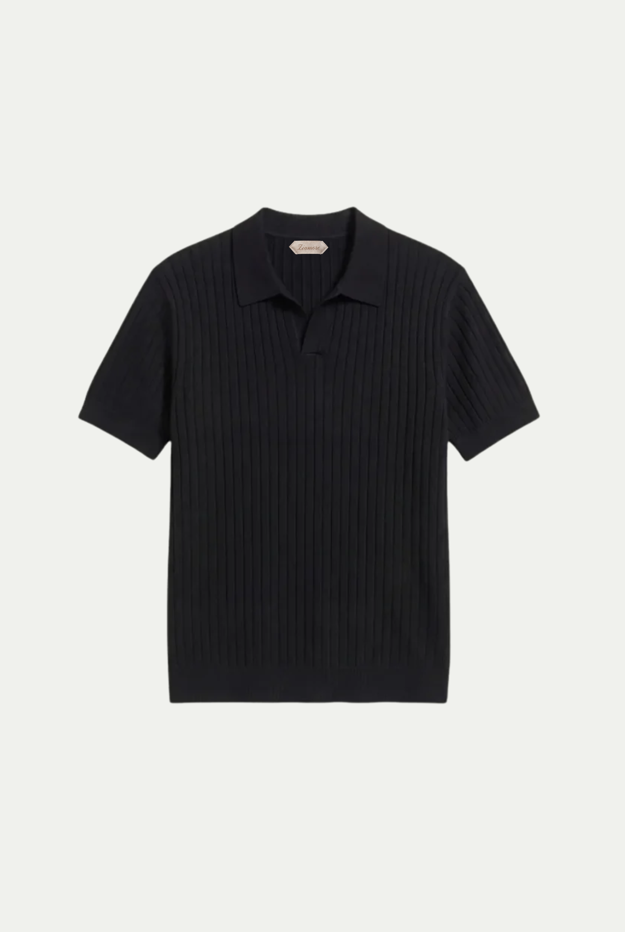 Capri Knit Polo Black