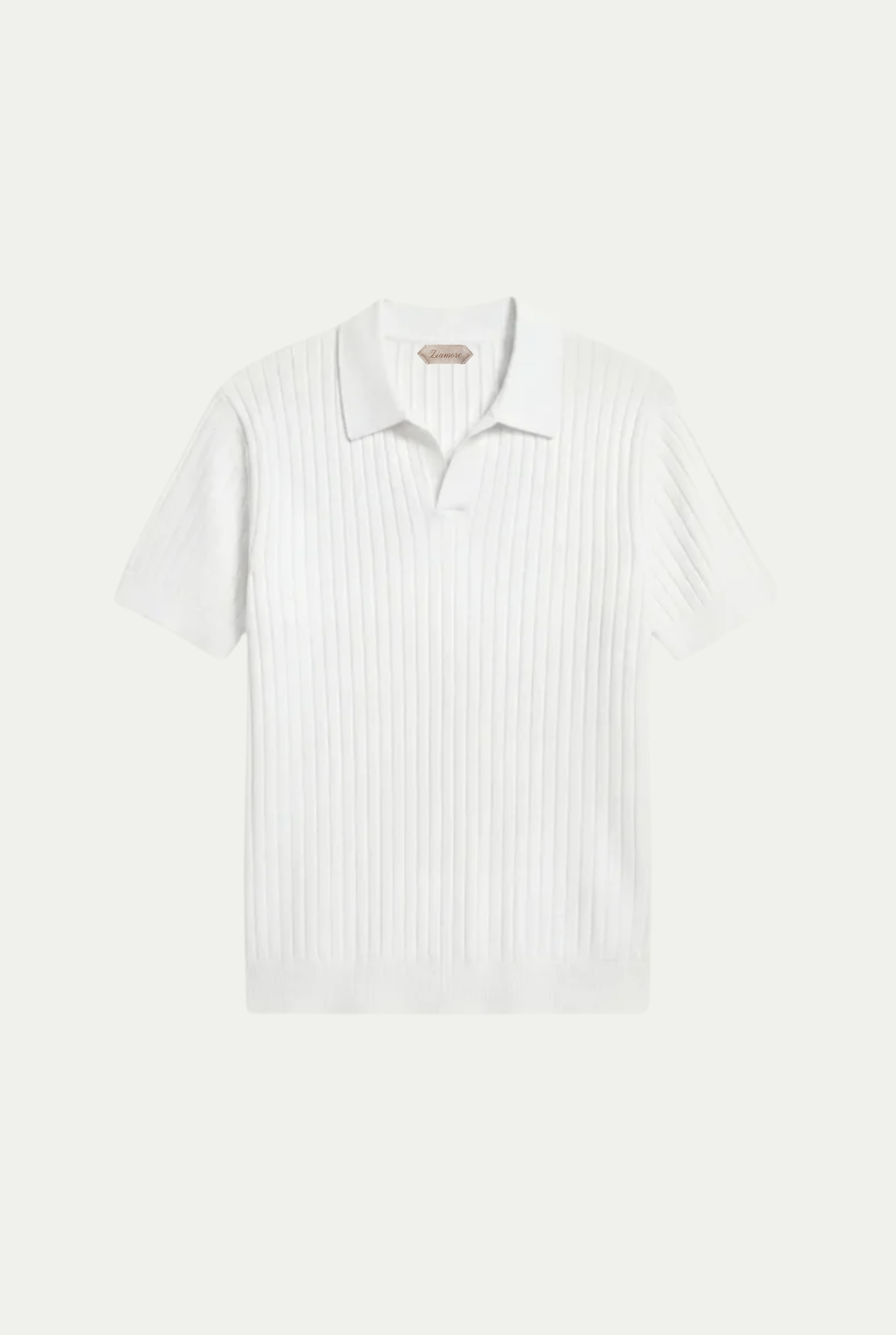 Capri Knit Polo White