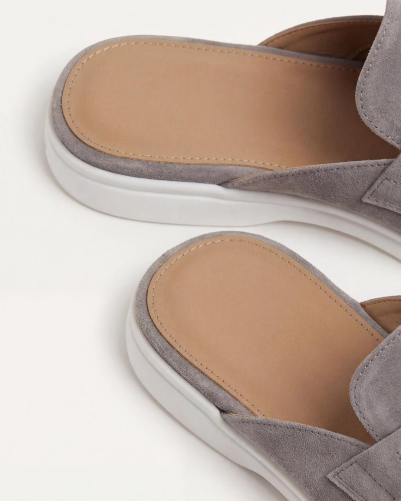 Light Grey Mediterranean Mule