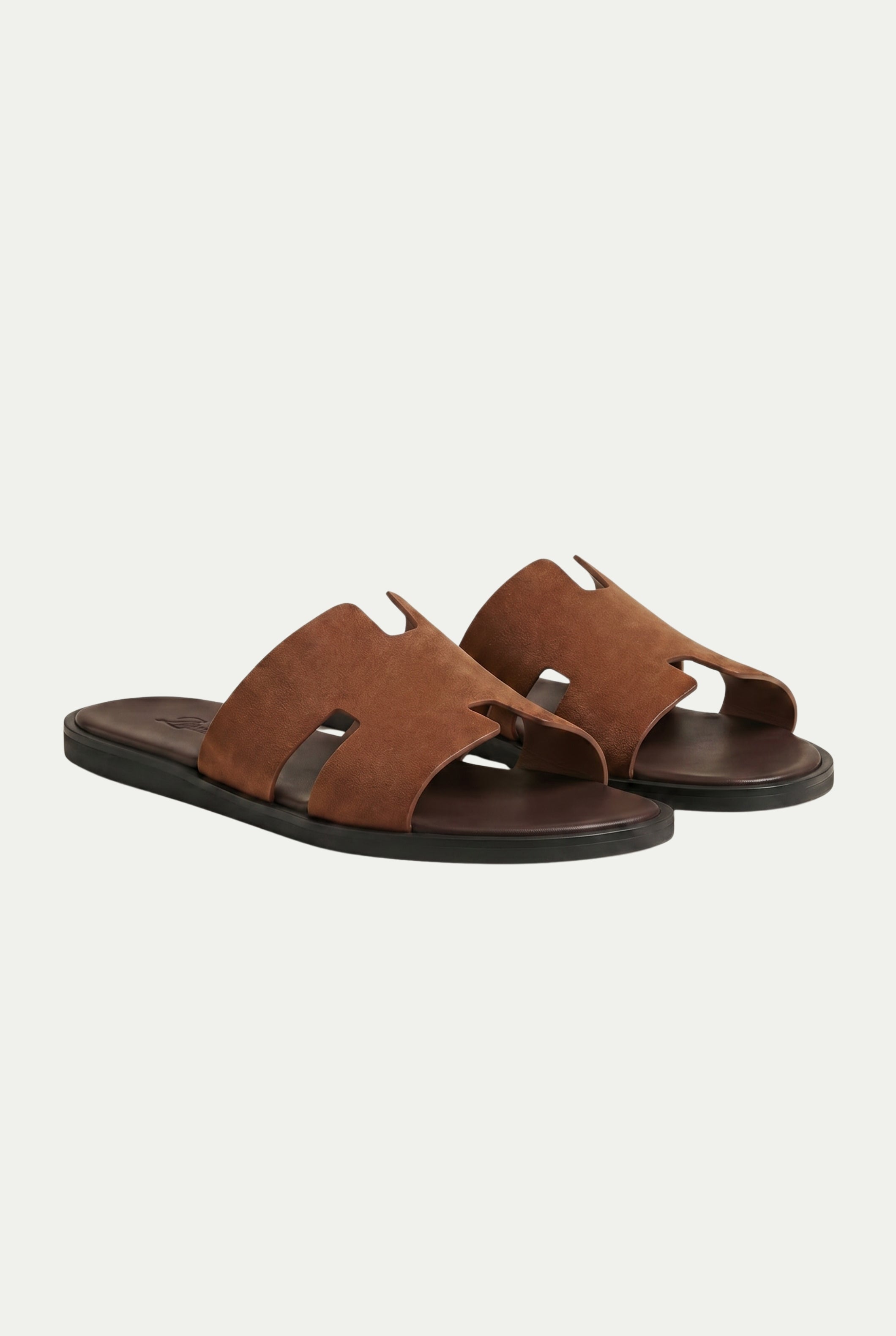 Capri Suède Slide Tan