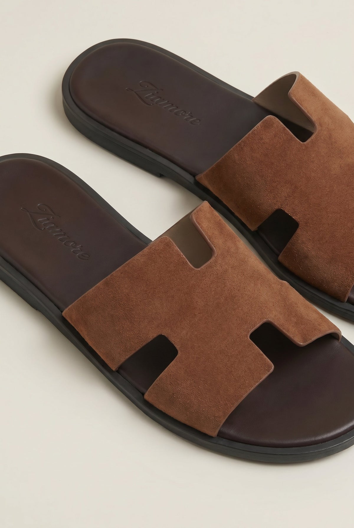 Capri Suède Slide Tan