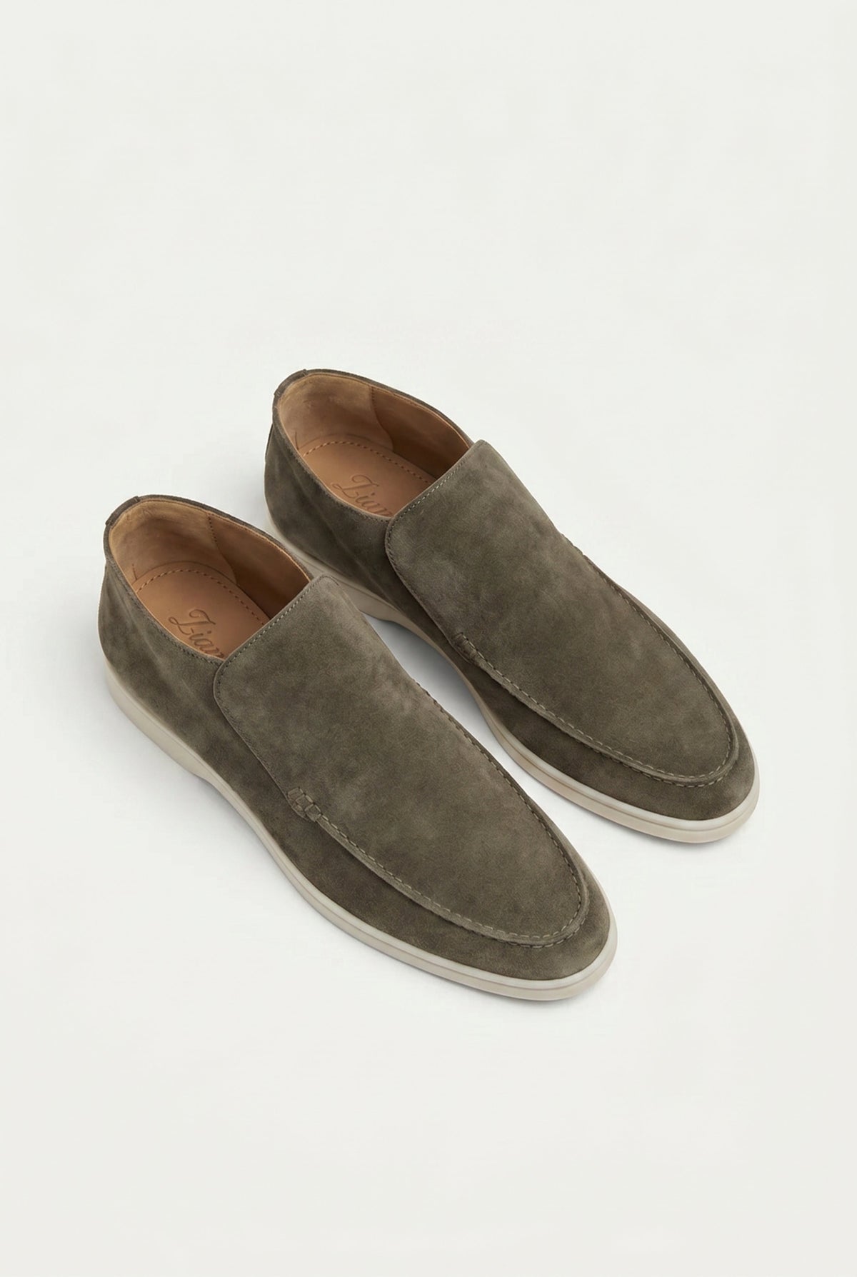 Amalfi Suède City Loafer Dark Taupe