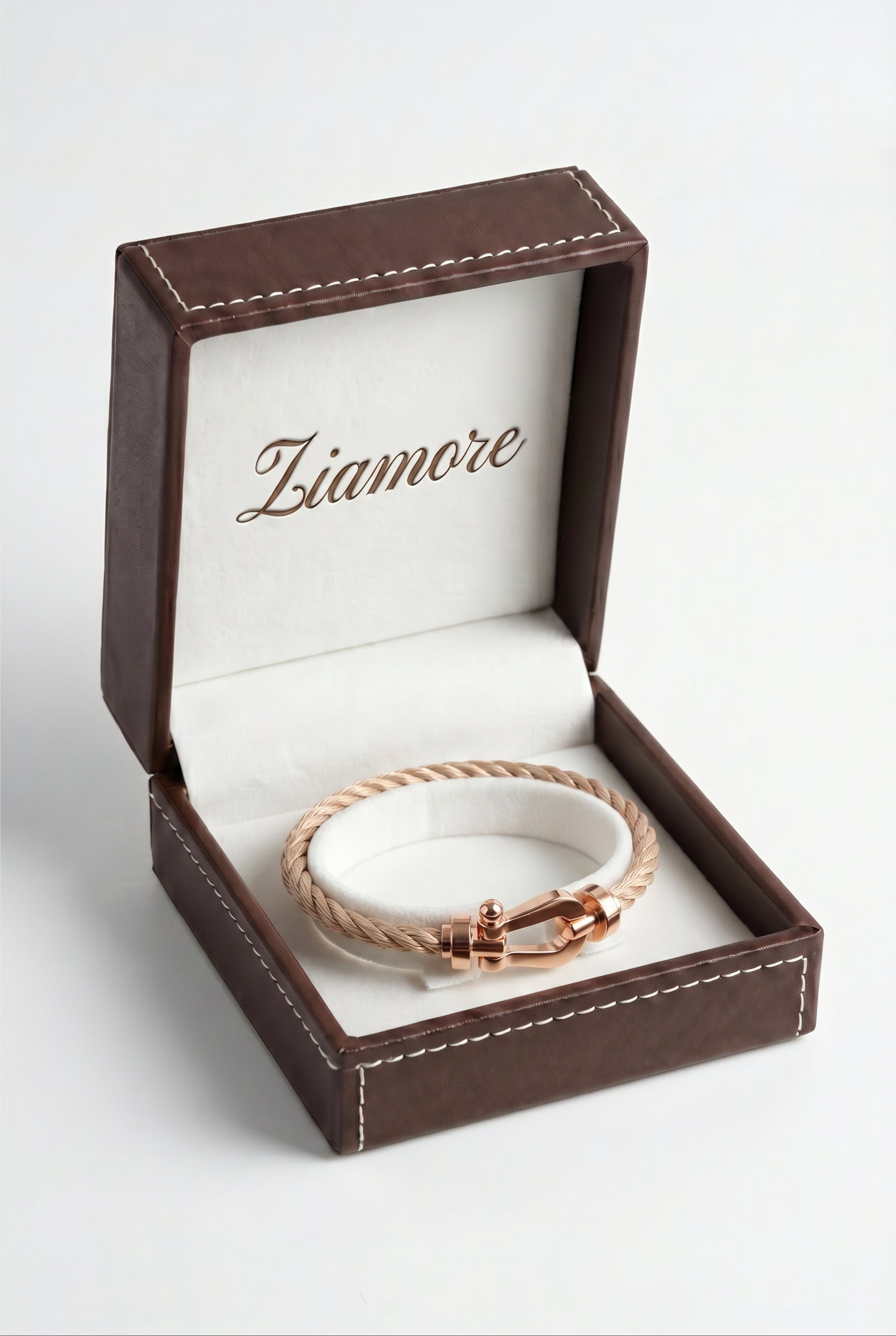 Ziamore Yacht Bracelet Sand/Rose Gold