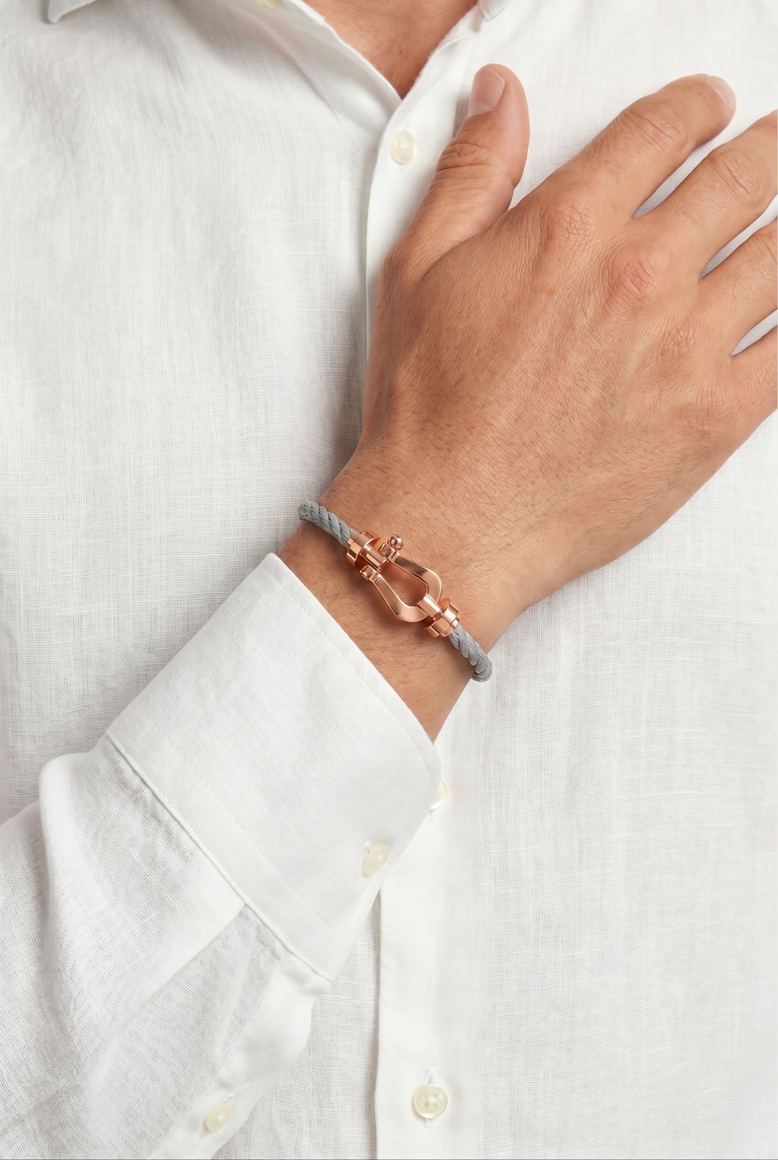 Ziamore Yacht Bracelet Grey/Rose Gold