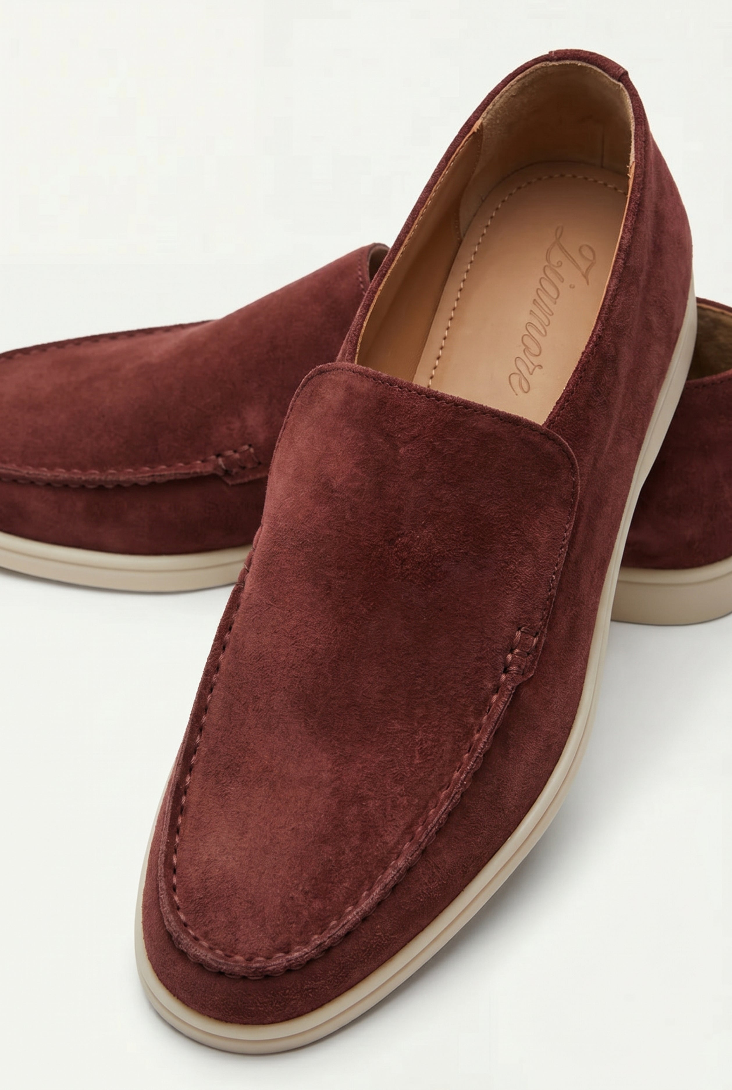 Amalfi Suède City Loafer Burgundy