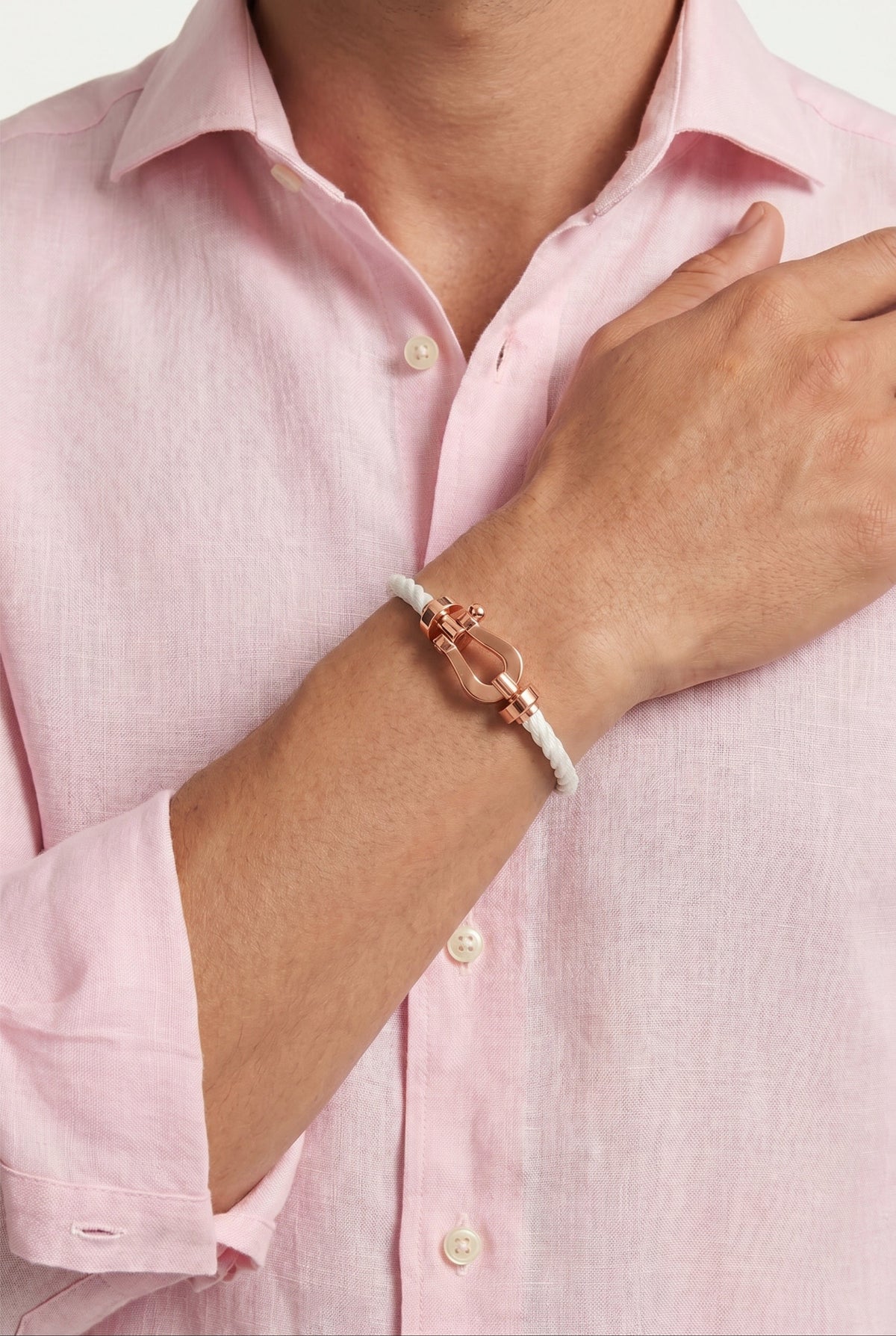 Ziamore Yacht Bracelet White/Rose Gold
