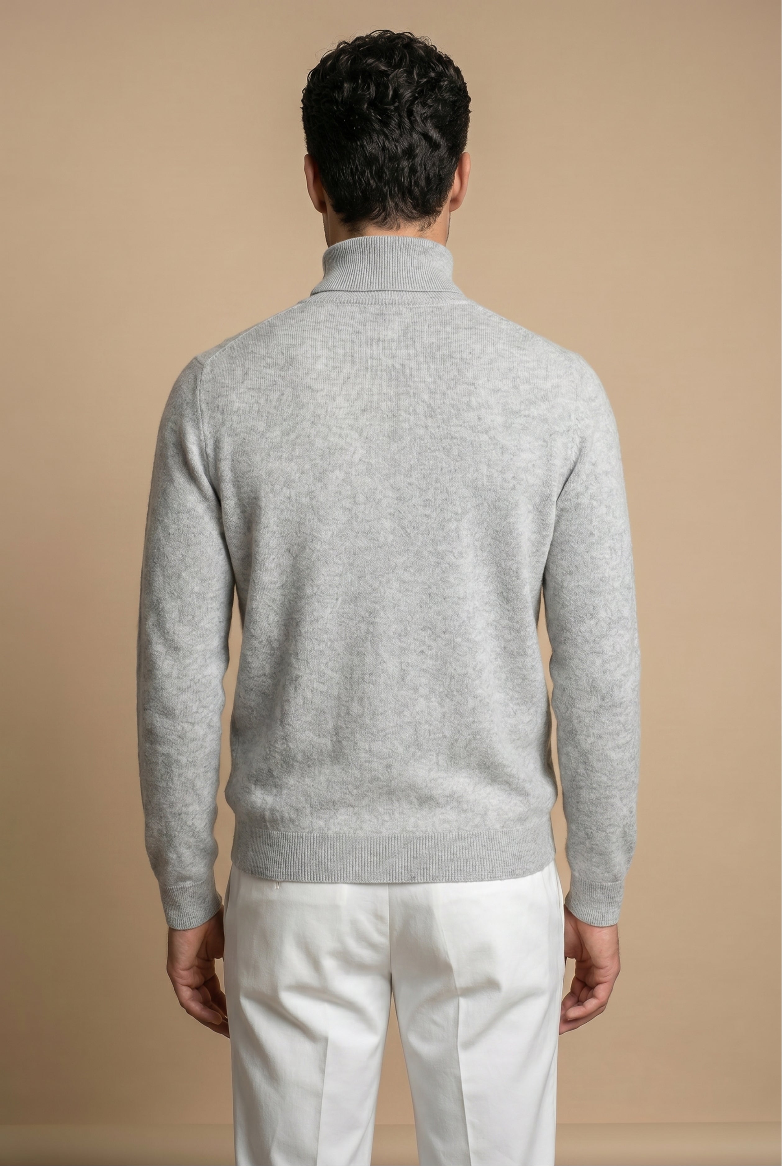 Amalfi Extrafine Rollneck Grey Marl