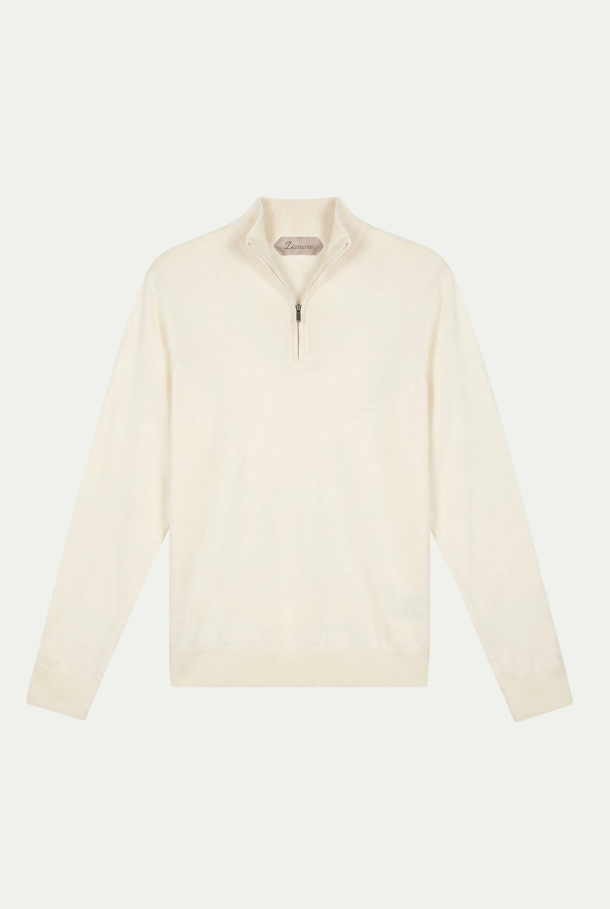 Merino Quarter Zip Cream