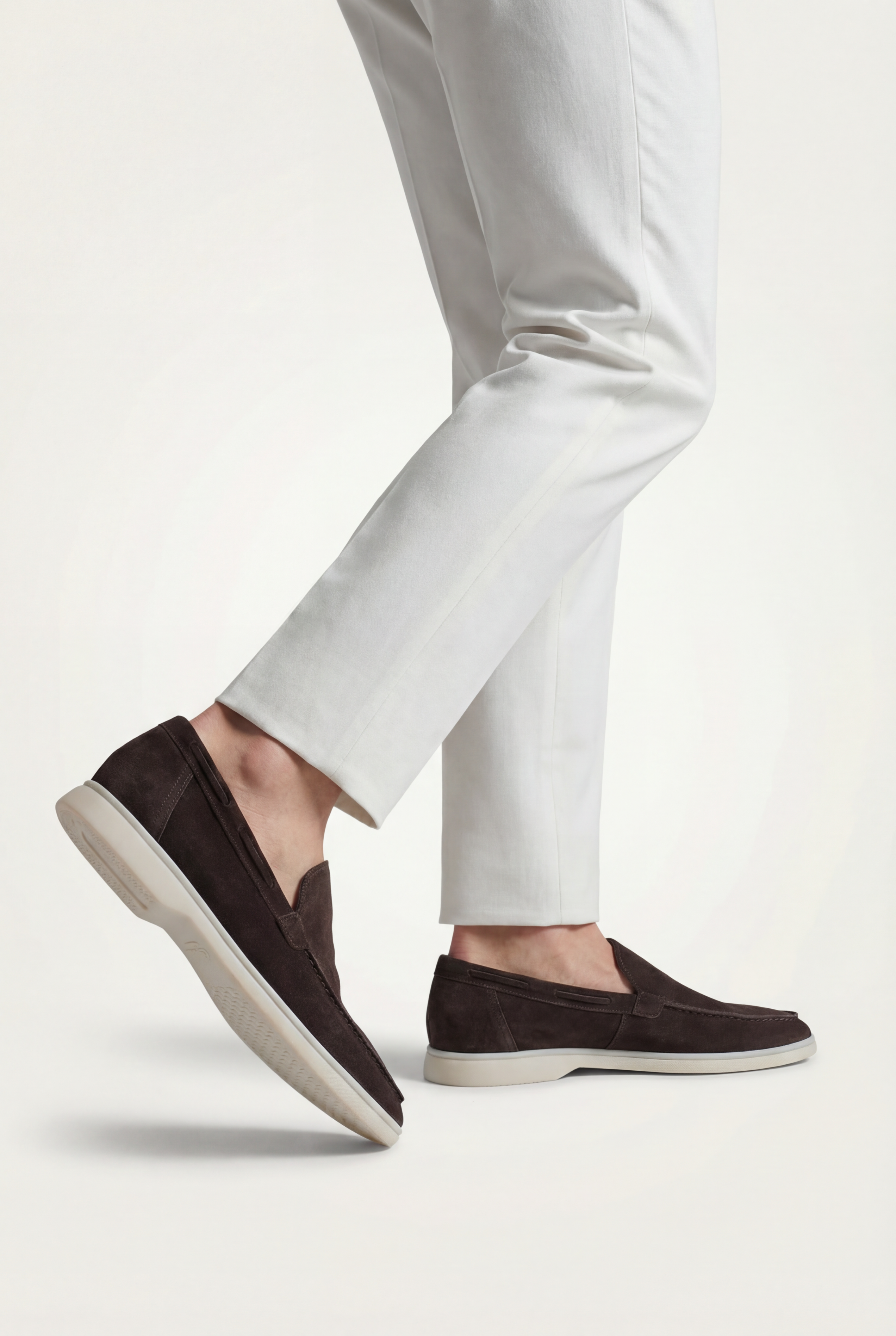 Amalfi Classic Suede Loafer Brown