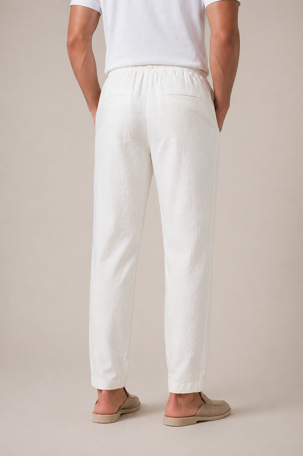 Linen Trousers White
