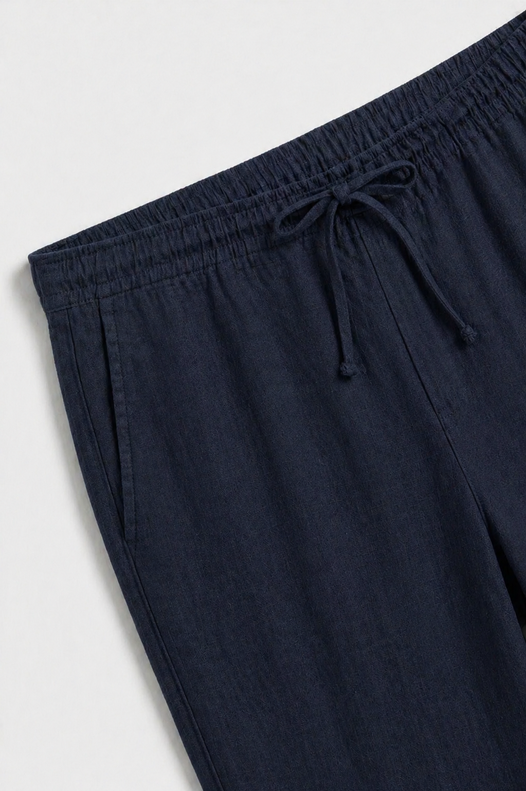 Linen Trousers Navy